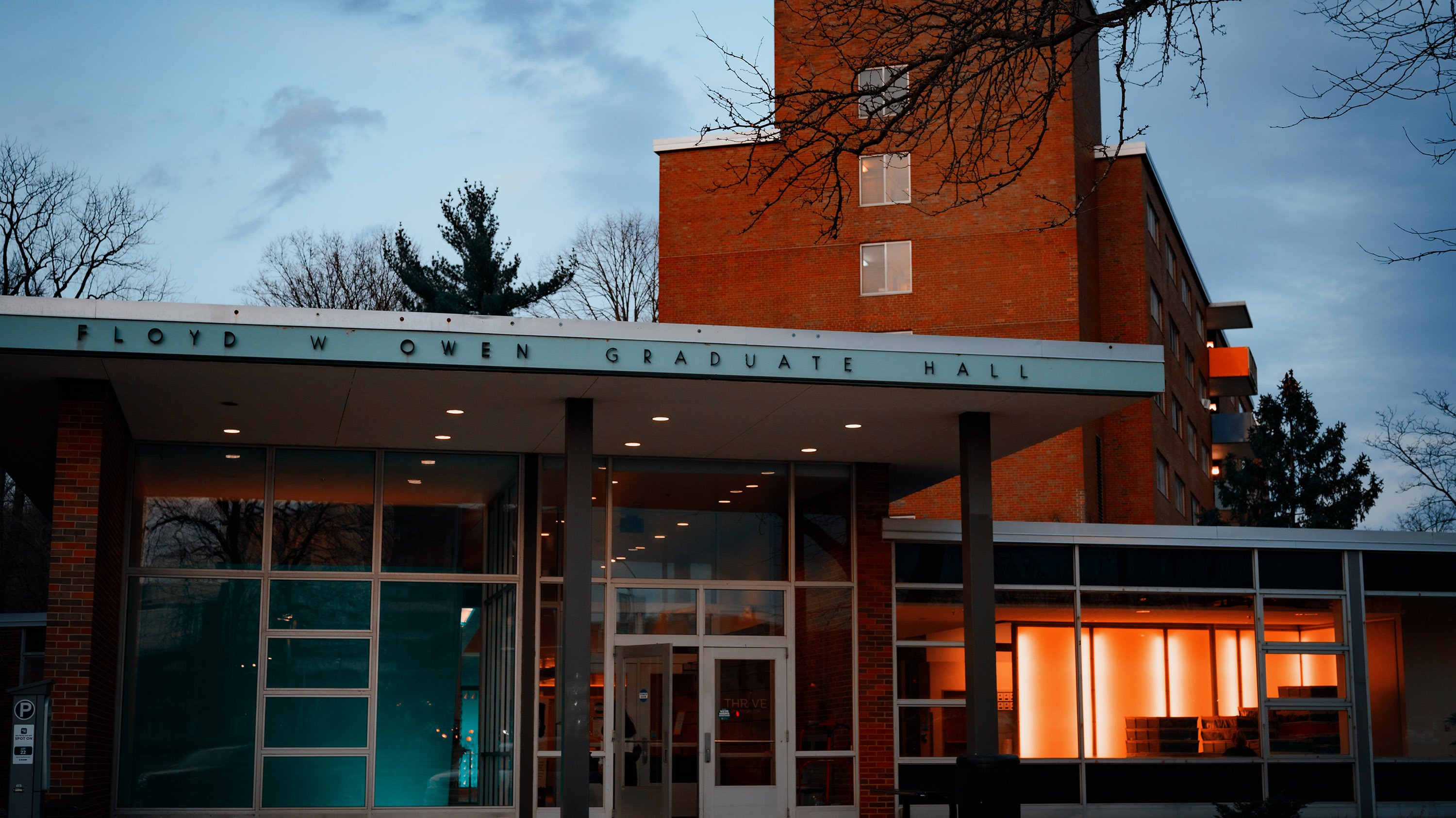 Entrance of Owen Hall