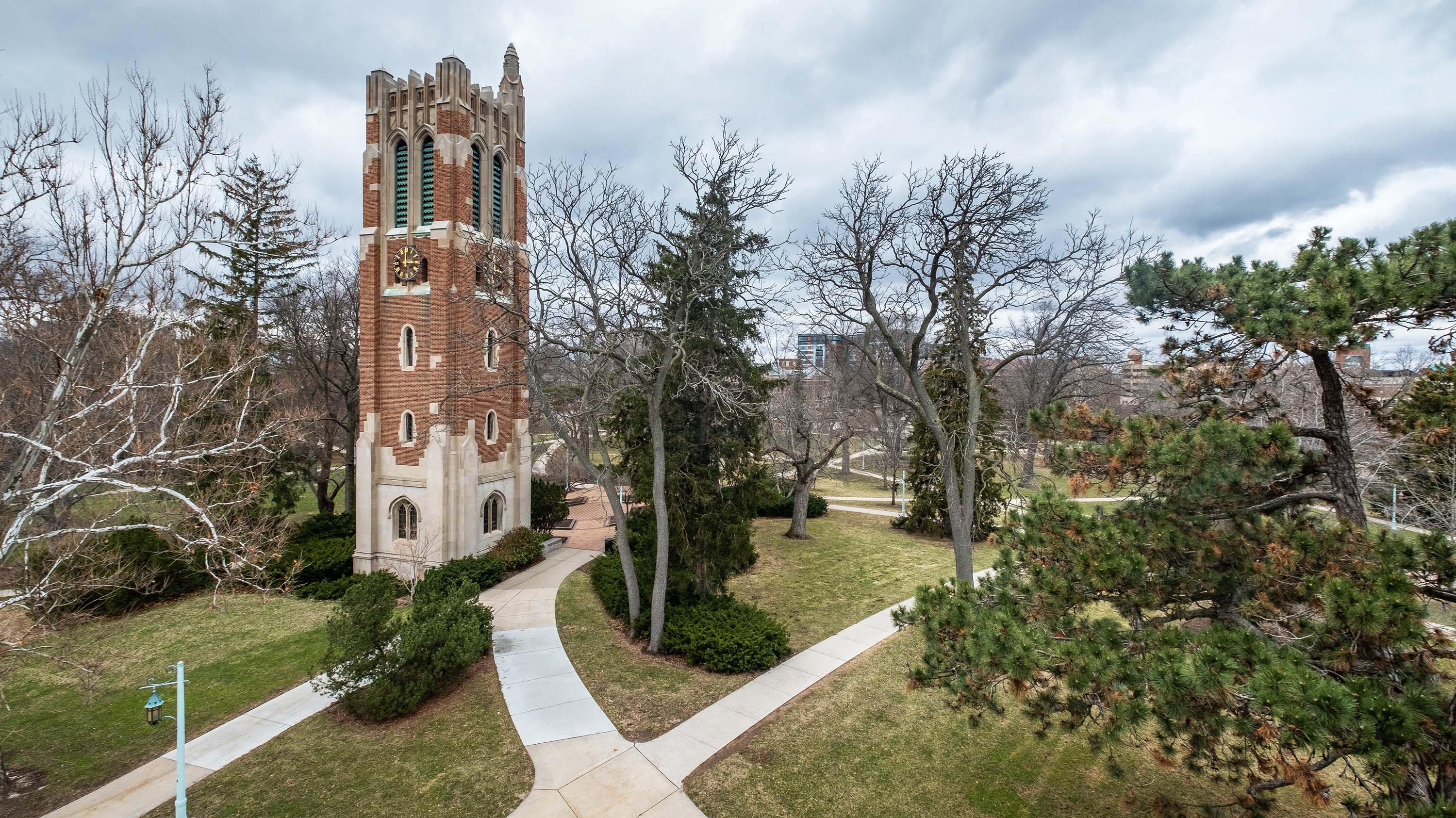 Beaumont Tower in early spring