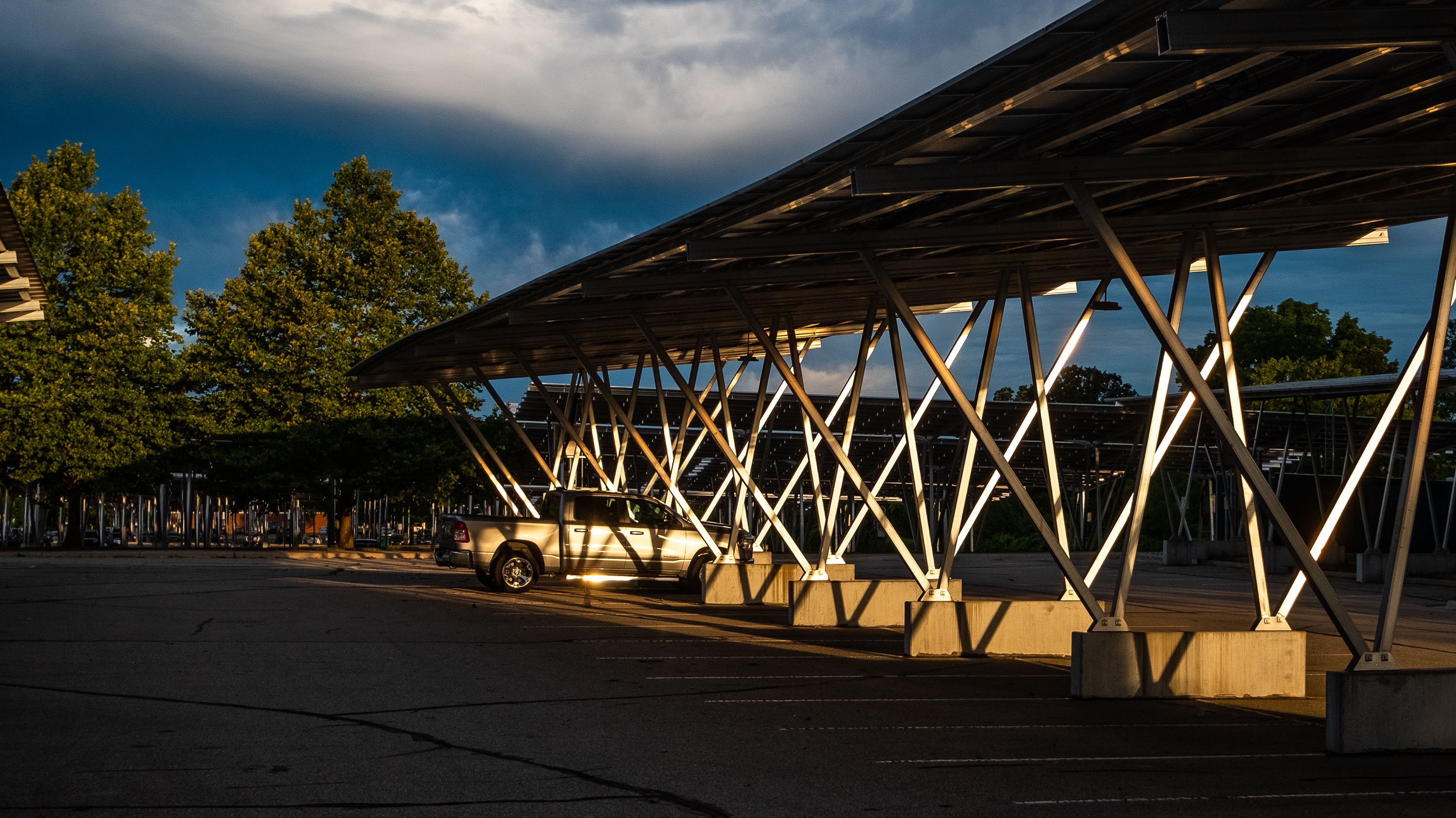 Solar carport