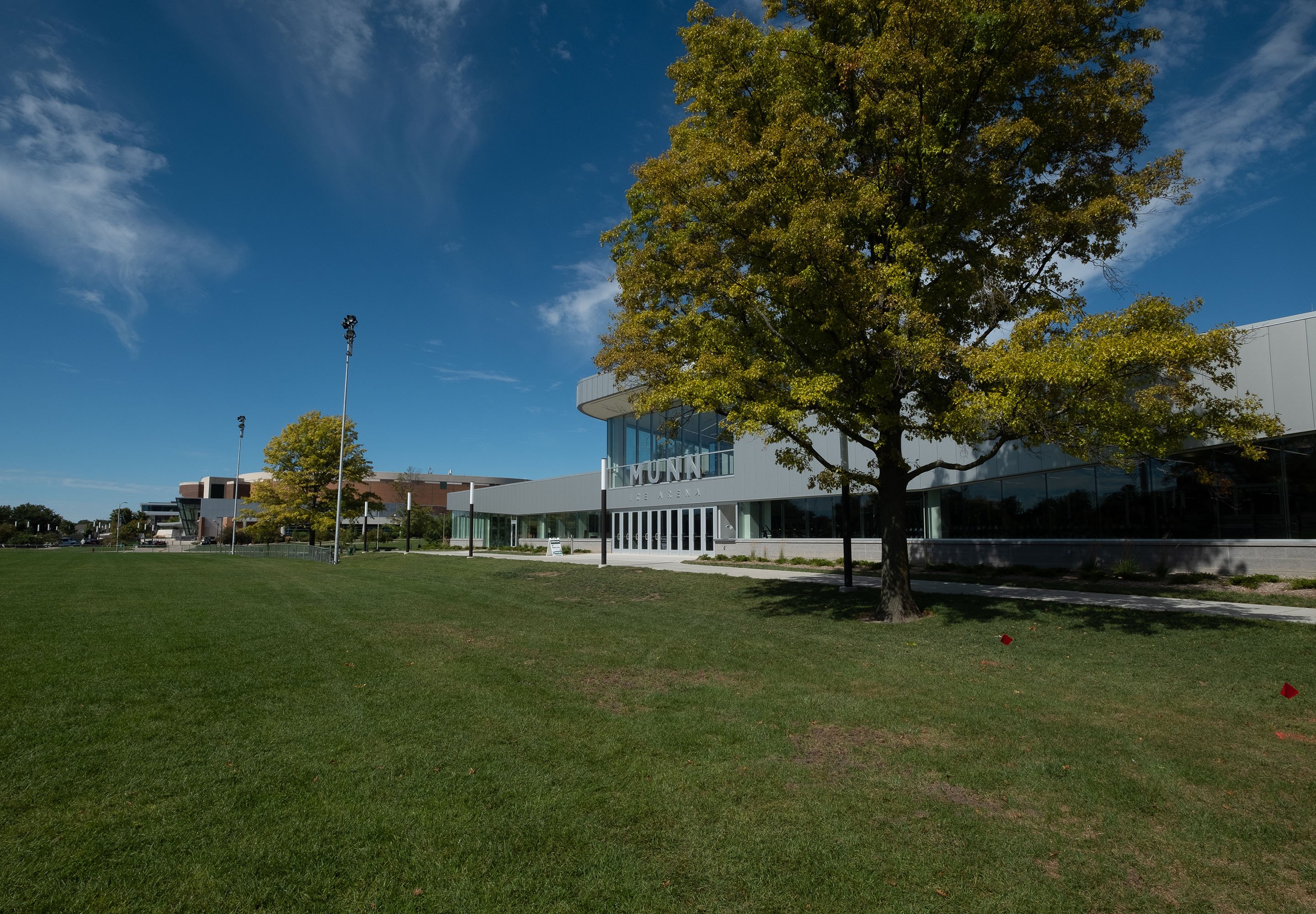 The newly renovated Munn Ice Arena was dedicated Sept. 23.