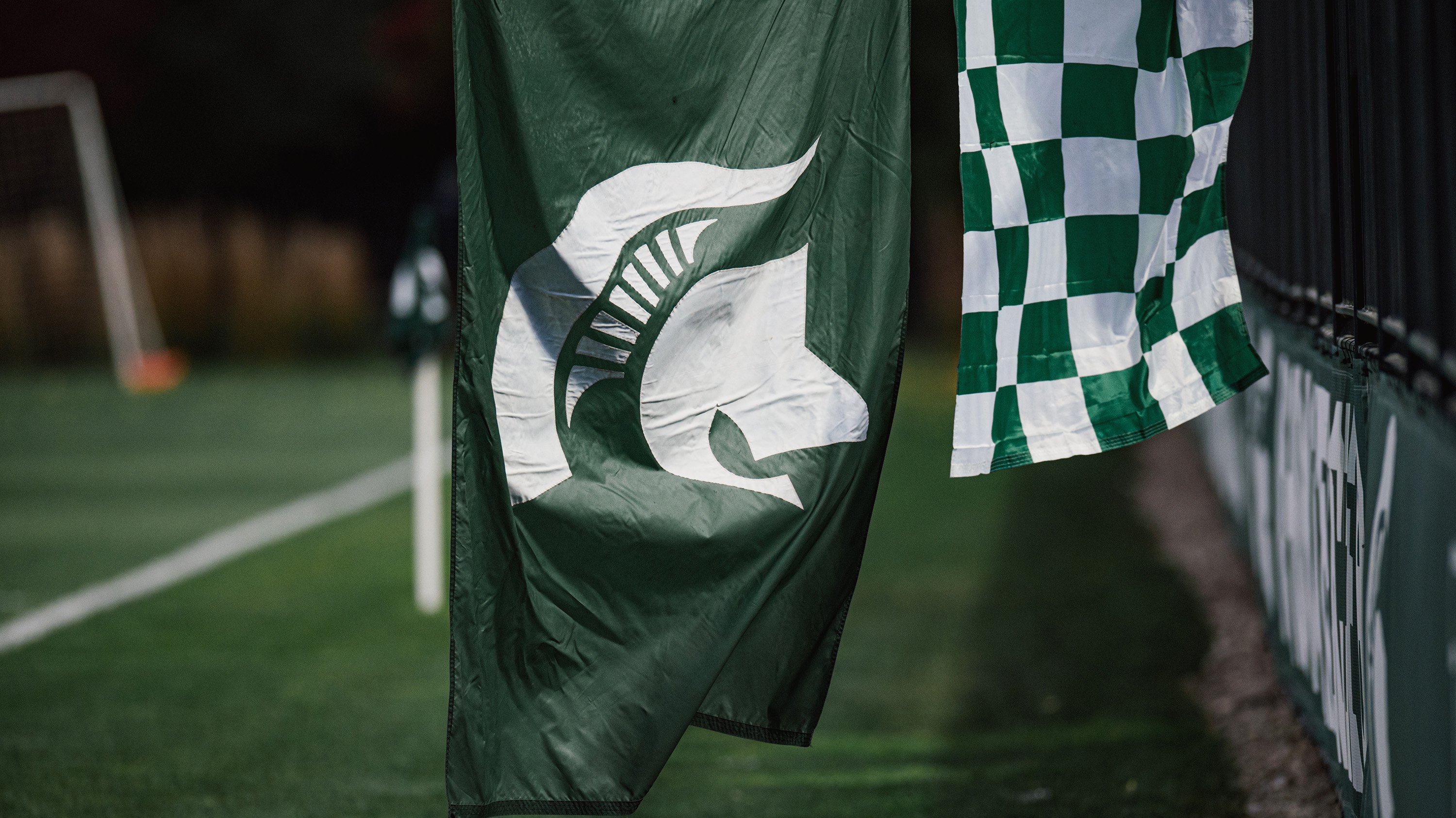 Flags at Demartin Stadium