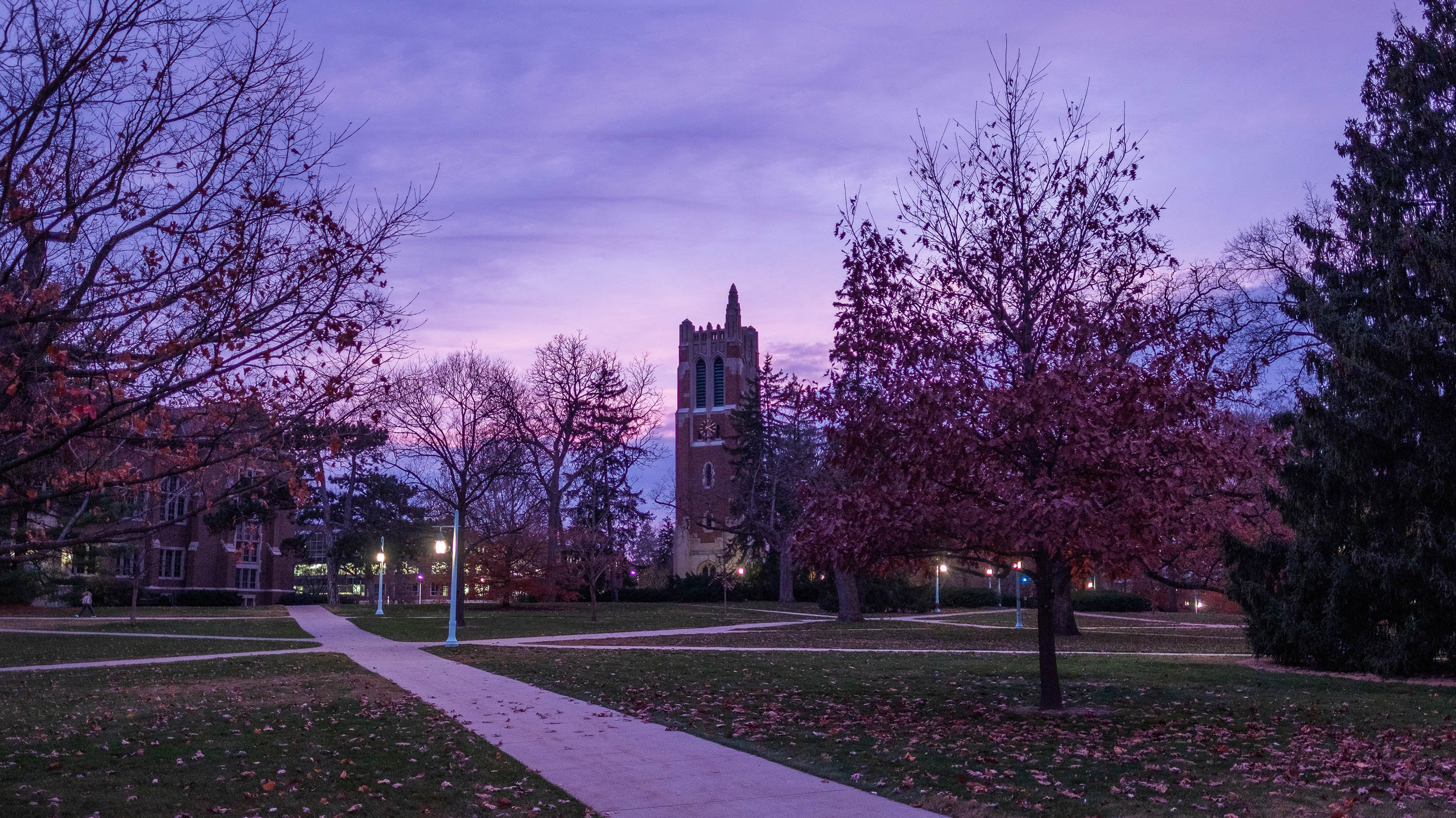 Beaumont Tower in the evening 