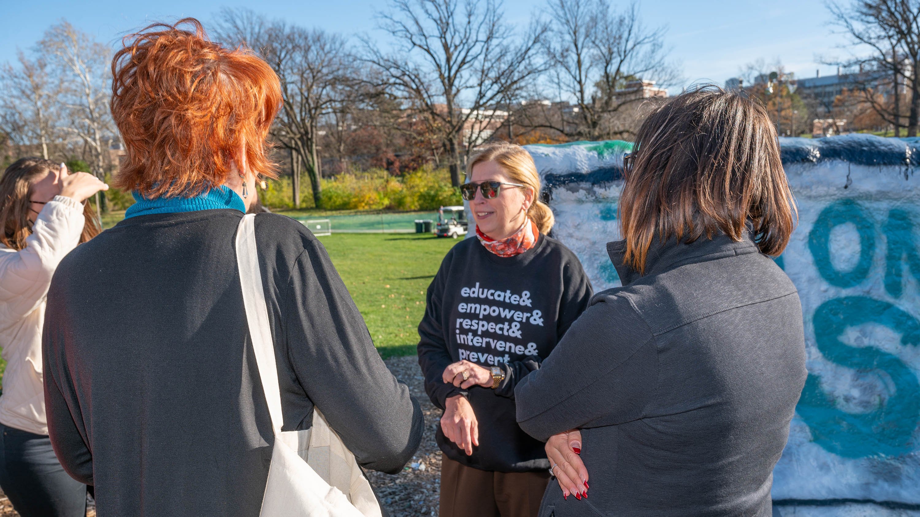 MSU president Woodruff at It's On Us week of action kickoff