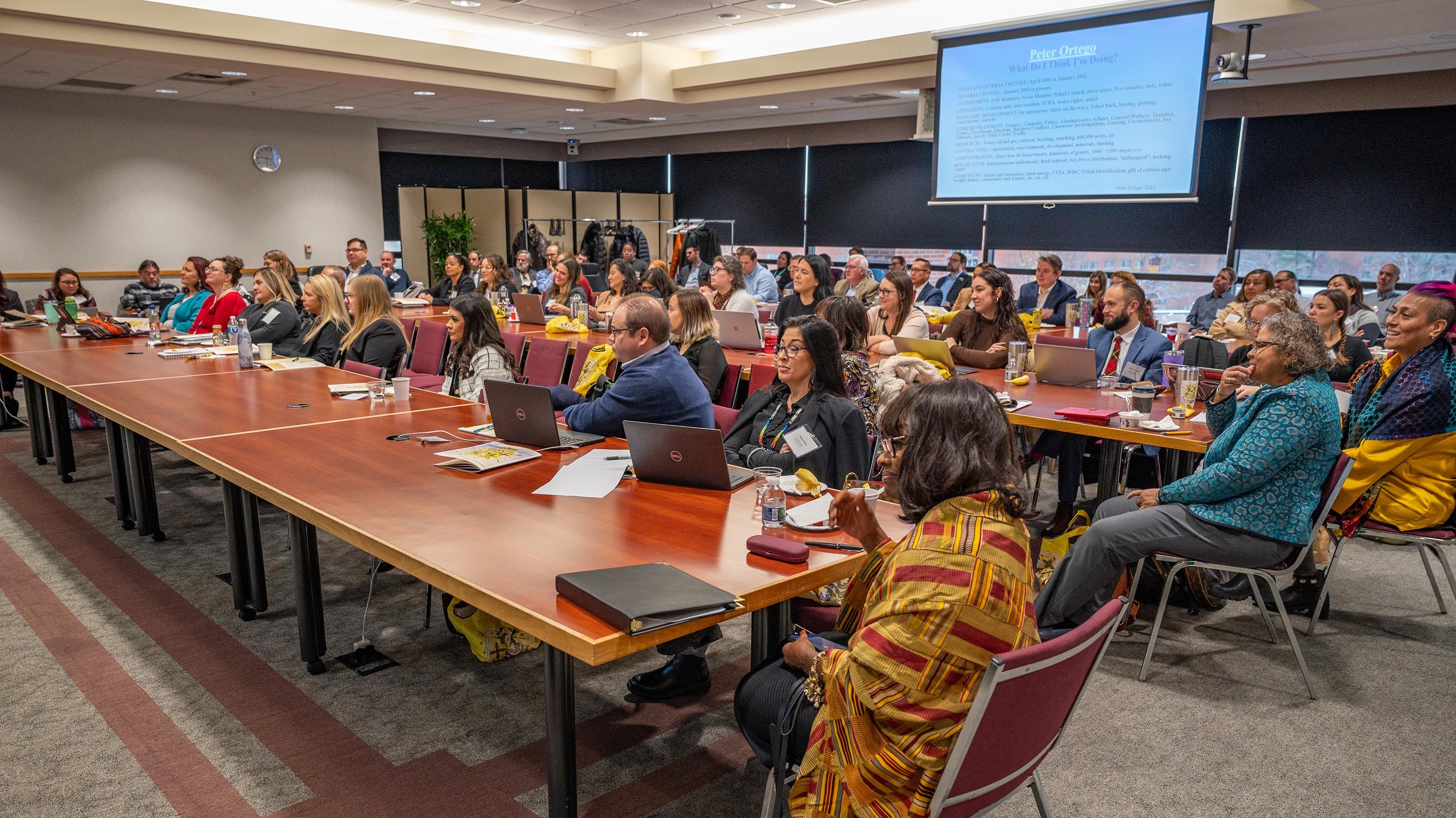Participants at Indigenous Law Conference