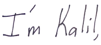 I'm Kalil,
