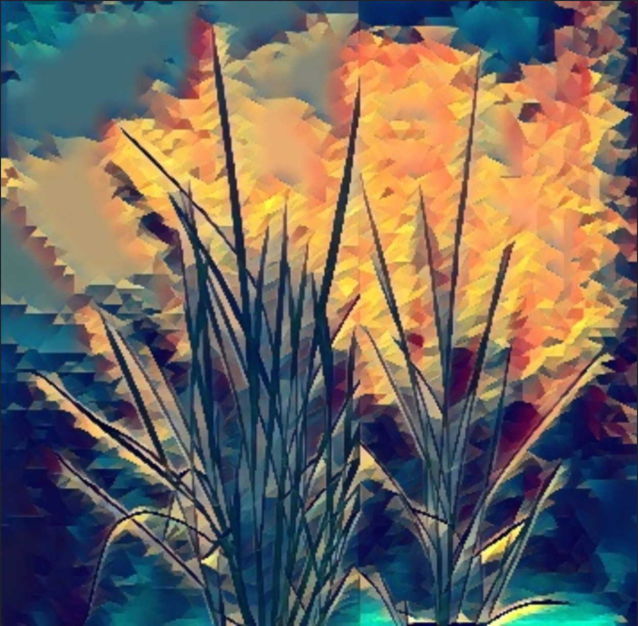 An illustration of the differential effect of elevated CO2 on plant growth. Artwork created by Hatem Rouached using befunky.com.