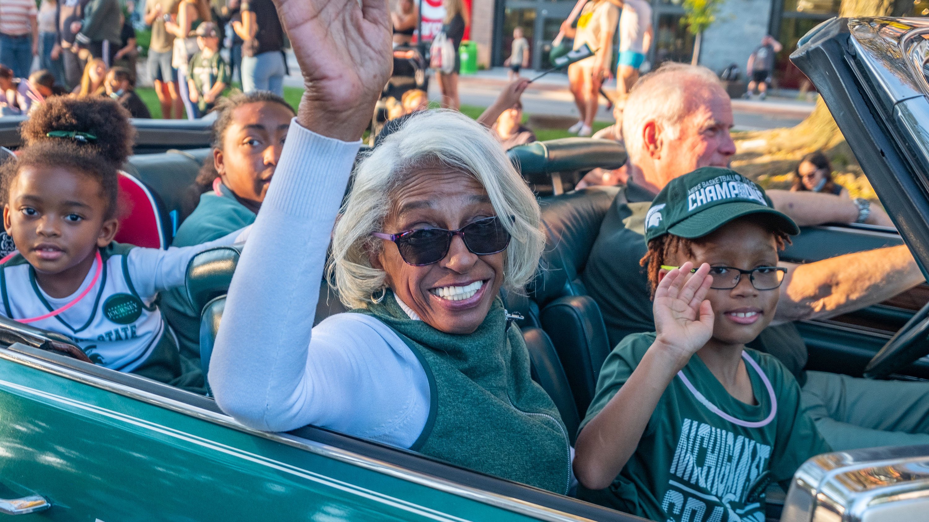 Barbara Ross-Lee during 2021 homecoming parade