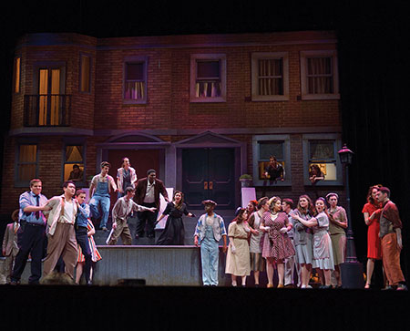 The March 2018 opera, Kurt Weill’s Street Scene, at the Fairchild Theatre. MSU Opera Theatre presents fully staged and costumed productions with the MSU Symphony Orchestra performing in the pit.