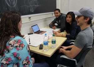 Students in EMP classroom