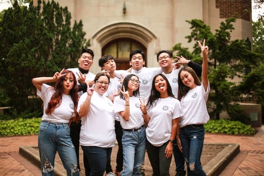 Hmong American Student Association group photo