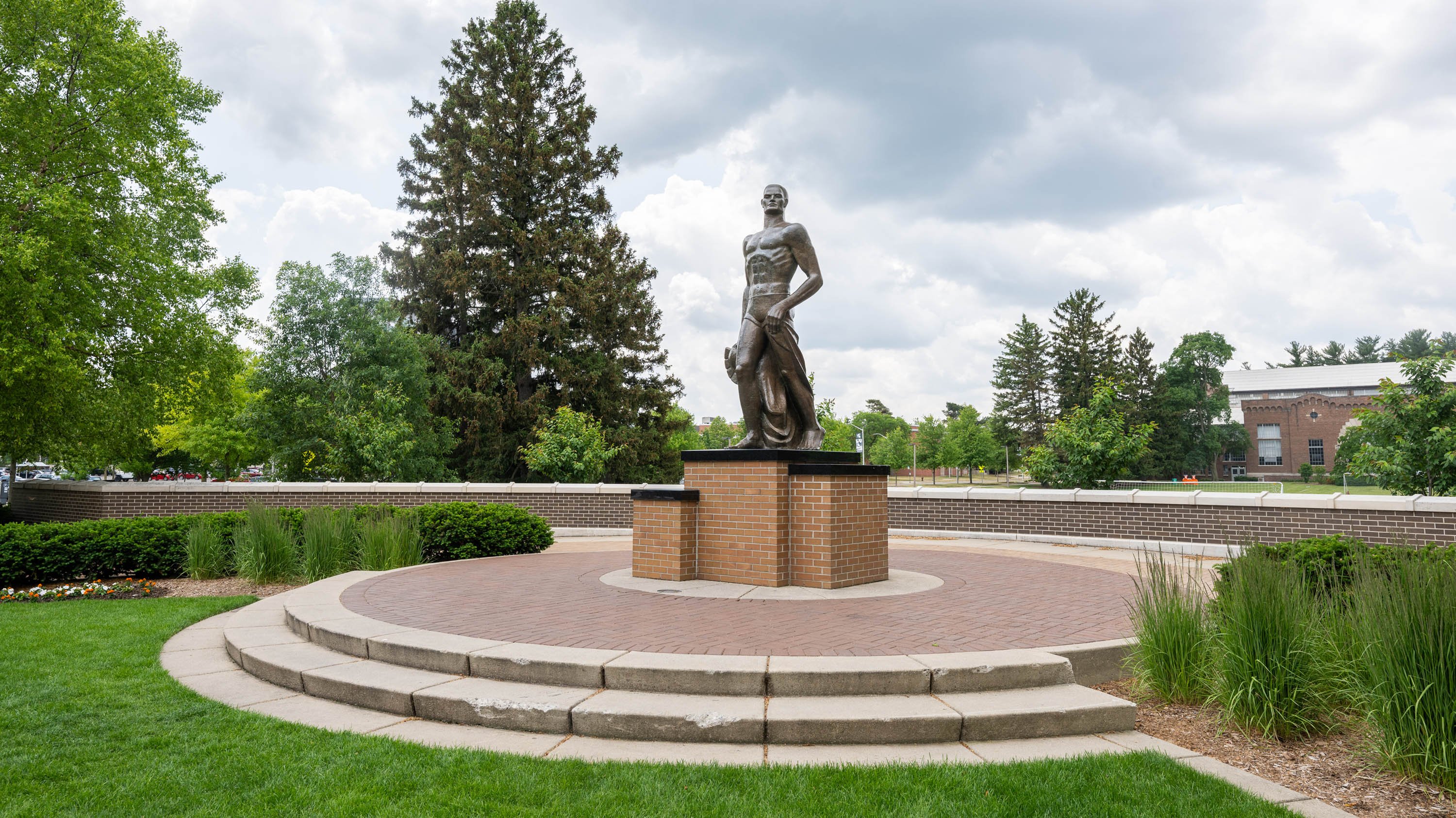 Spartan statue