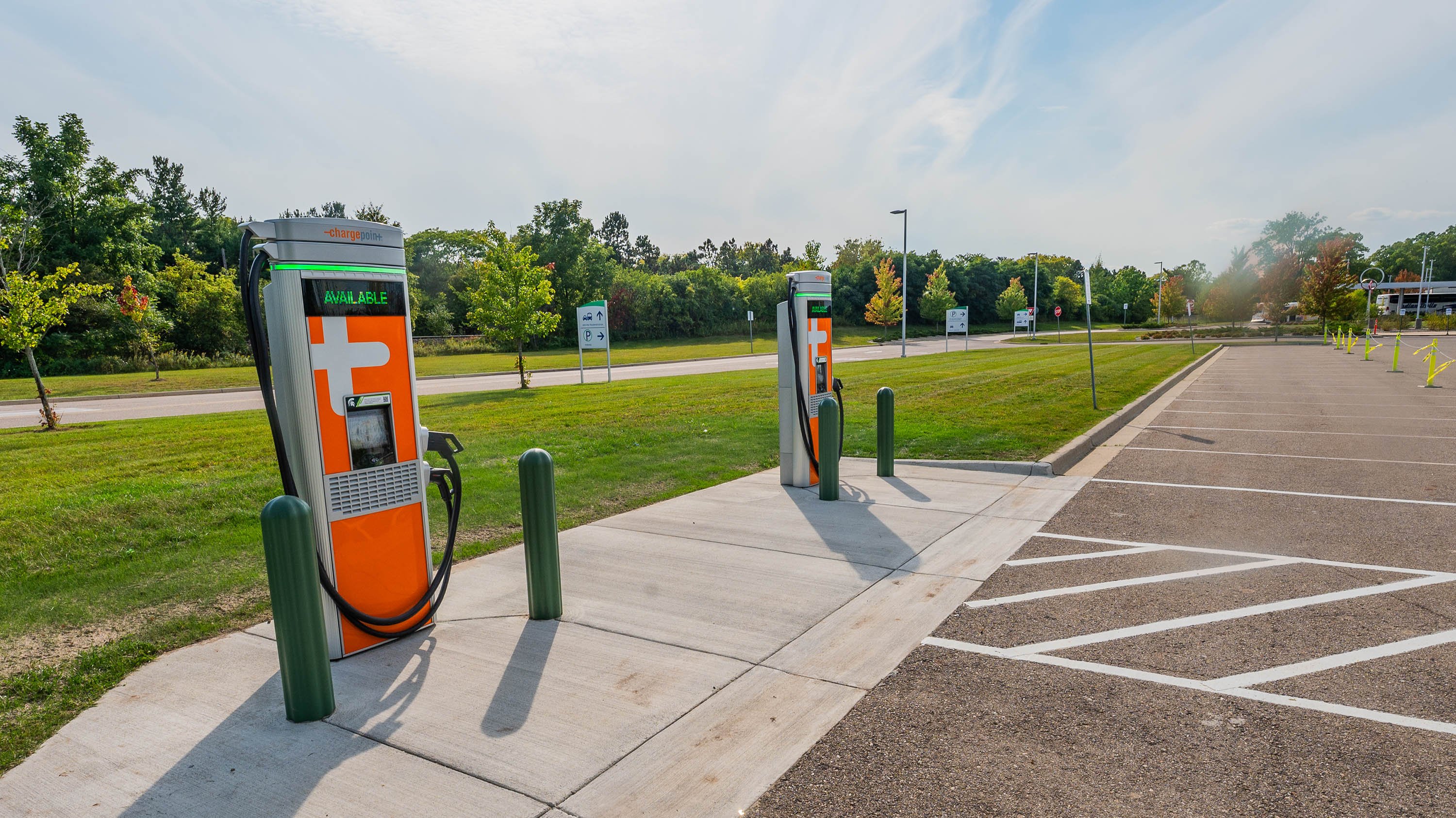 Electric charging stations