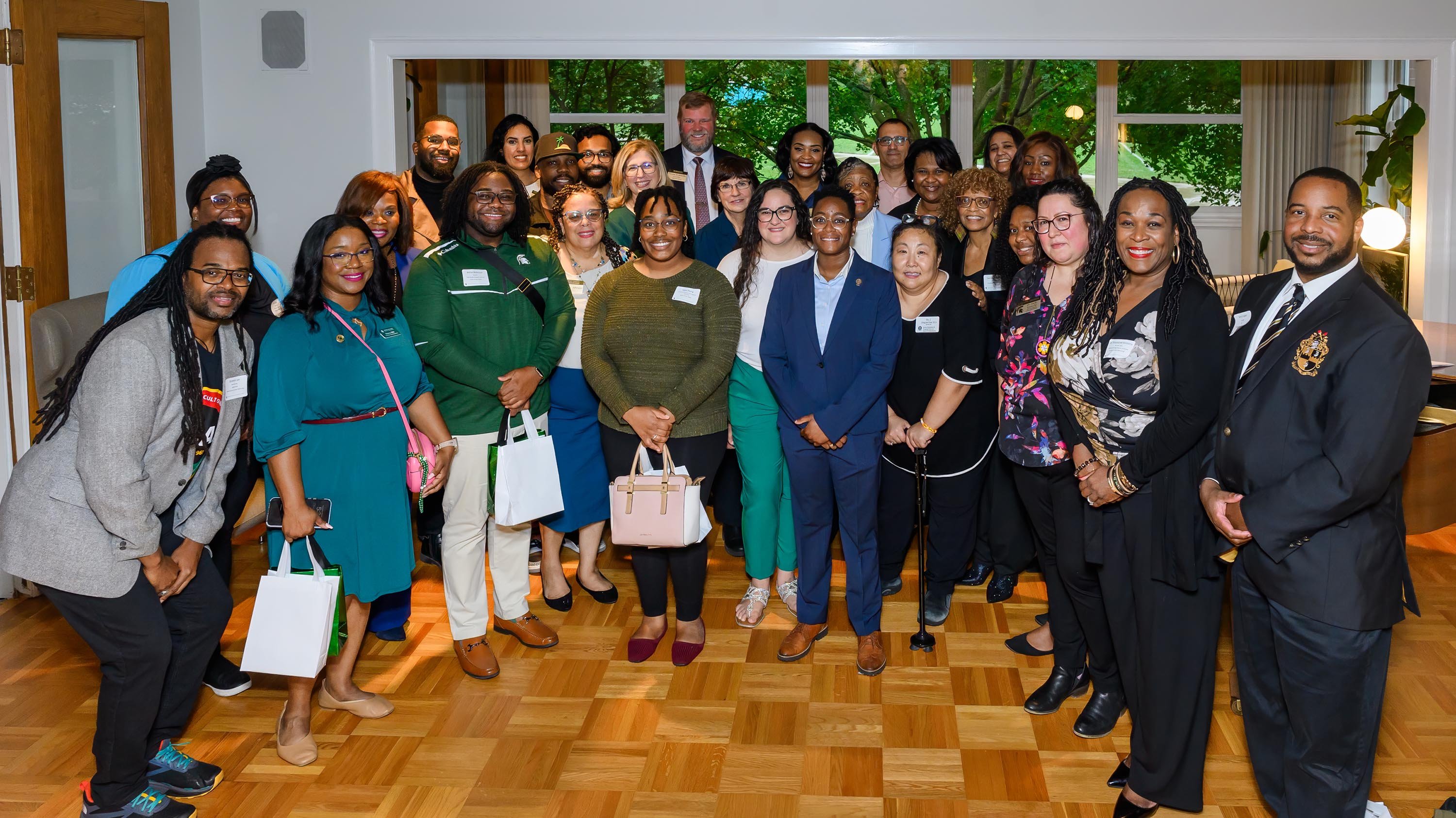 Attendees of CoREM welcome reception