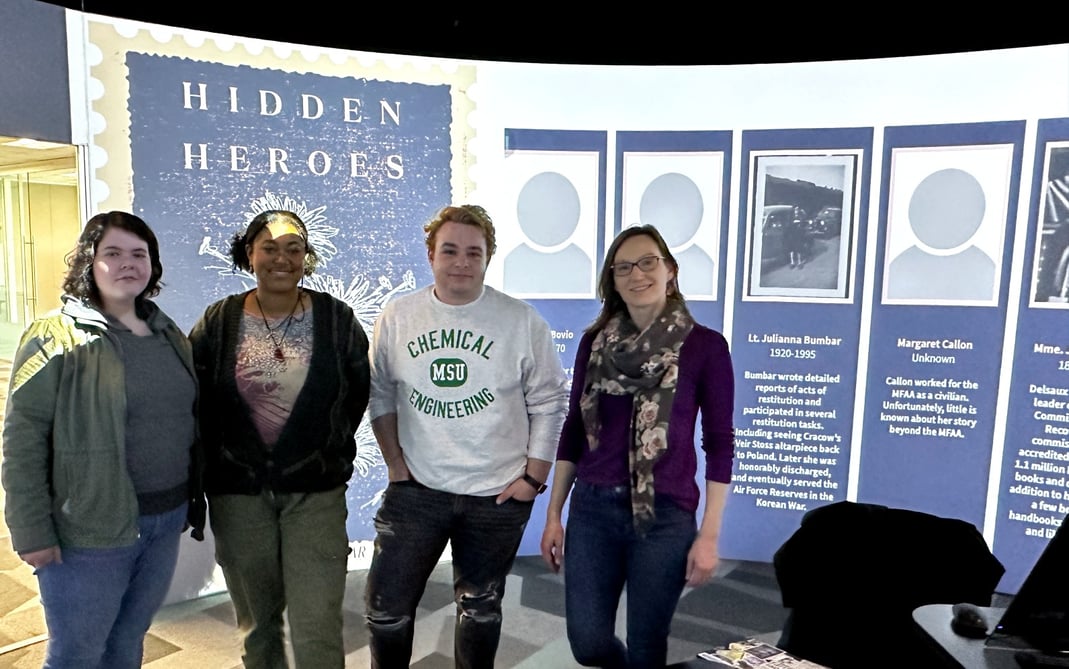 From left to right: Oliviah Brown, Taylor Hughes-Barrow, Michael Griffin, and Kristen Mapes.