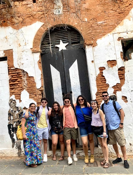 Estrella Torrez with LLP and the Nuestrxs Cuentos members 