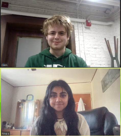 Glen Scully and Hina Shehzad