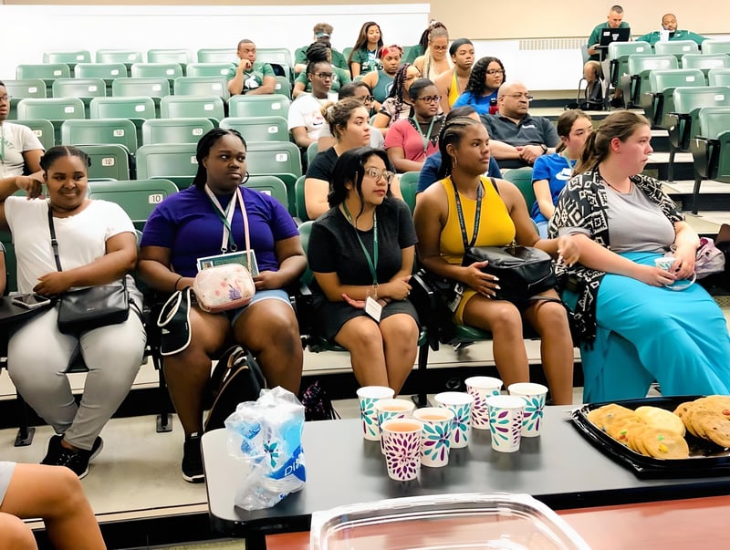 M.A.G.I.C. students in lecture hall 