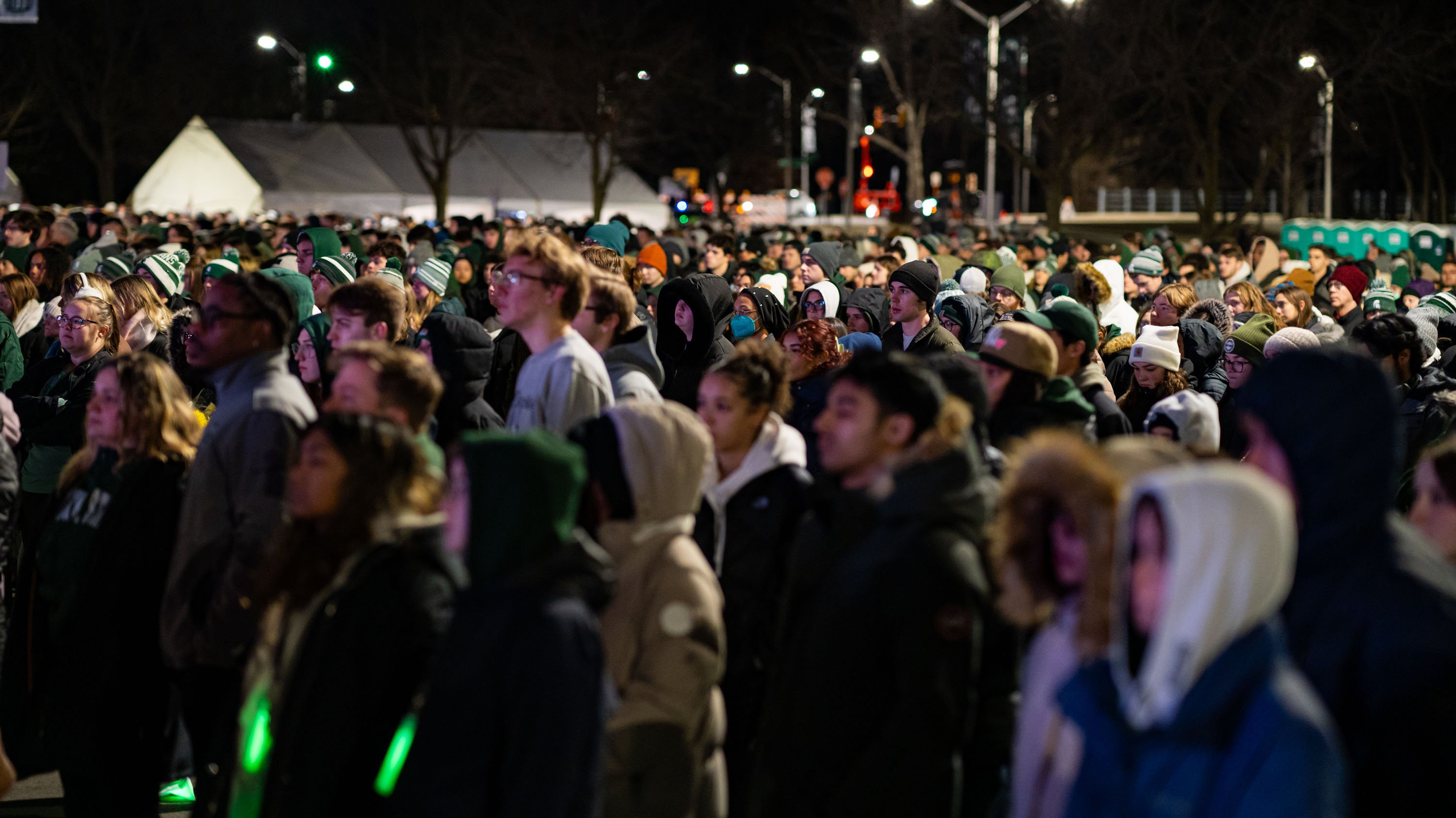 Attendees of remembrance gathering
