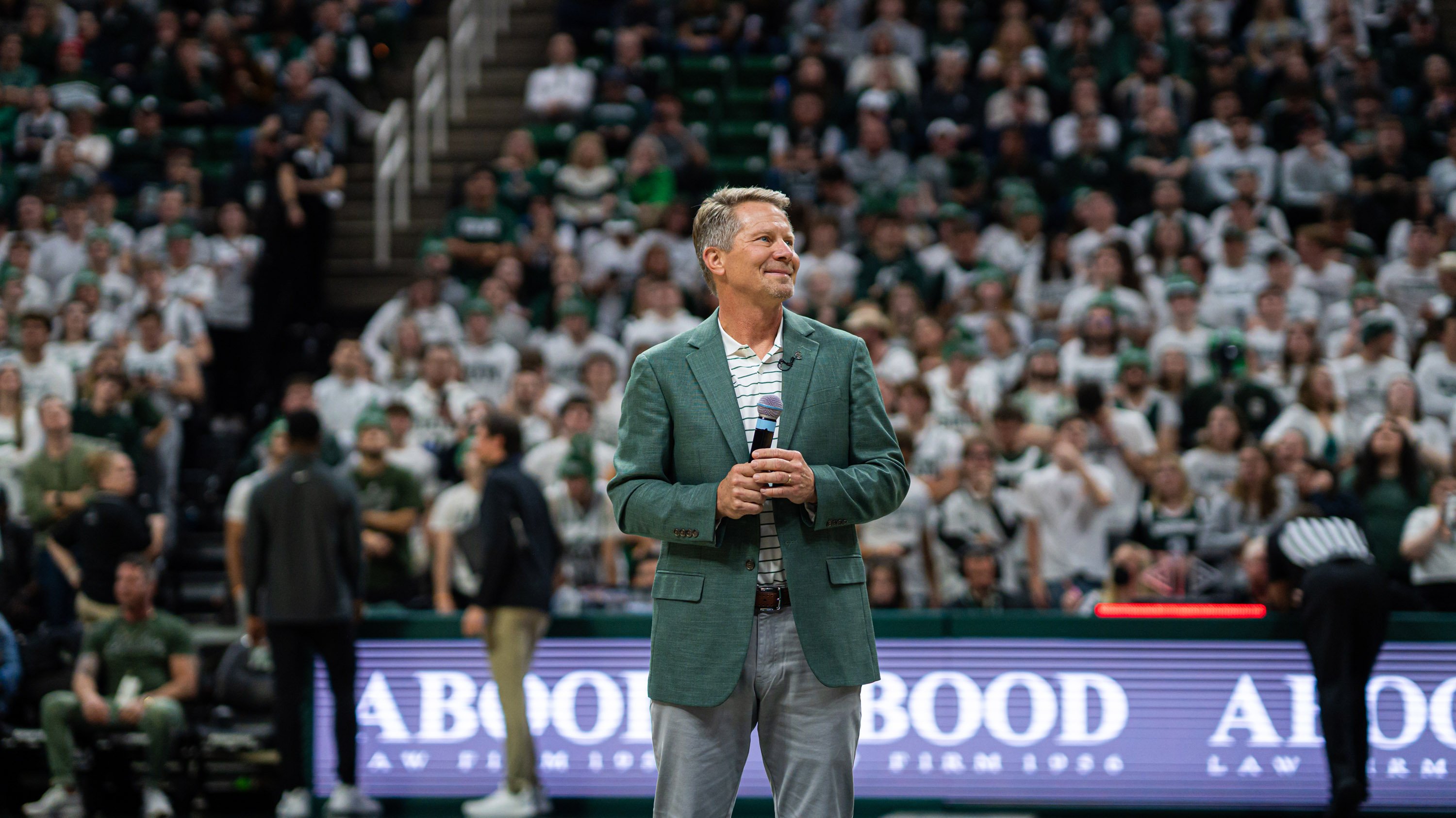 Kevin Guskiewicz at Breslin Center