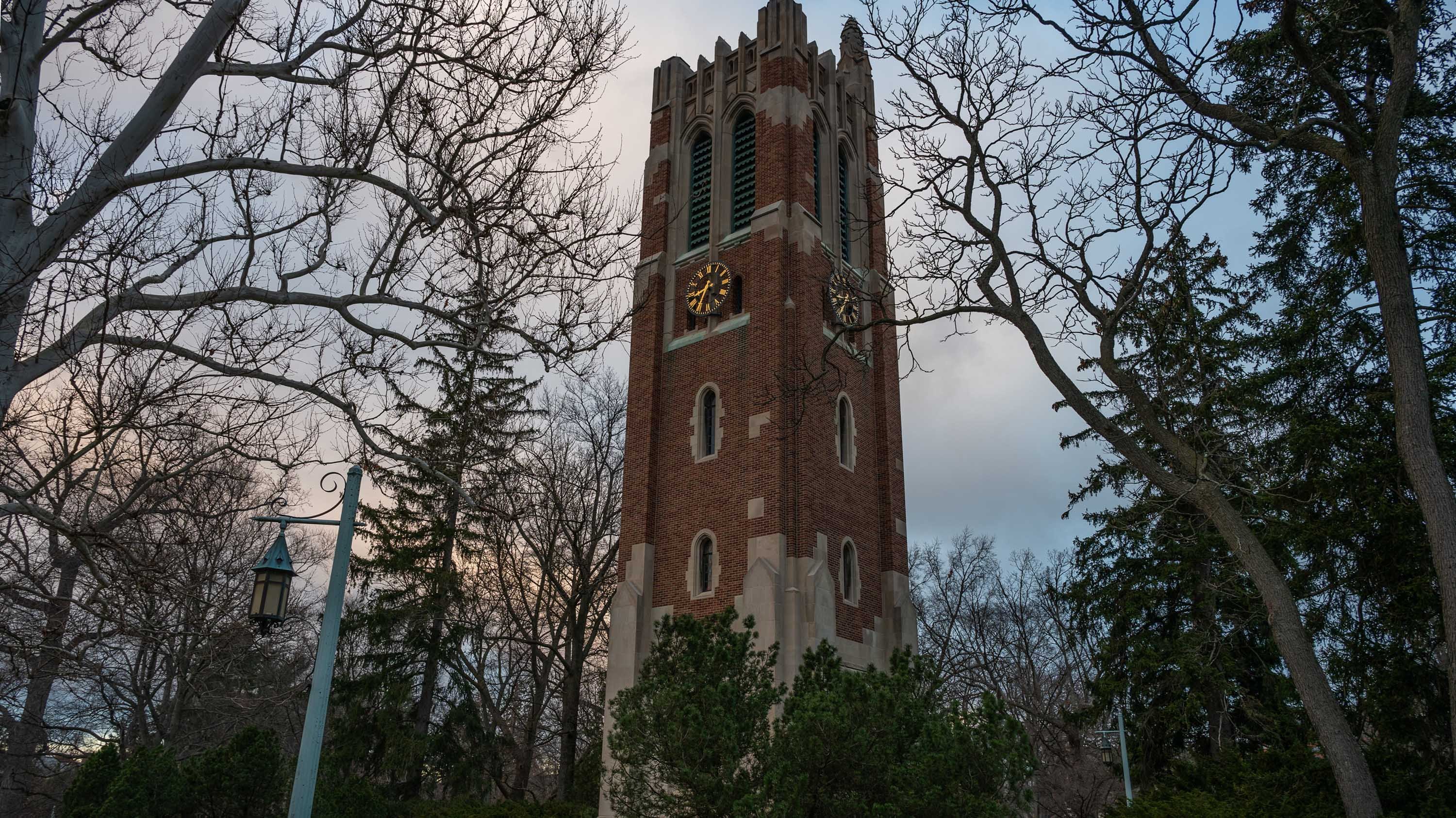 Beaumont Tower in early spring