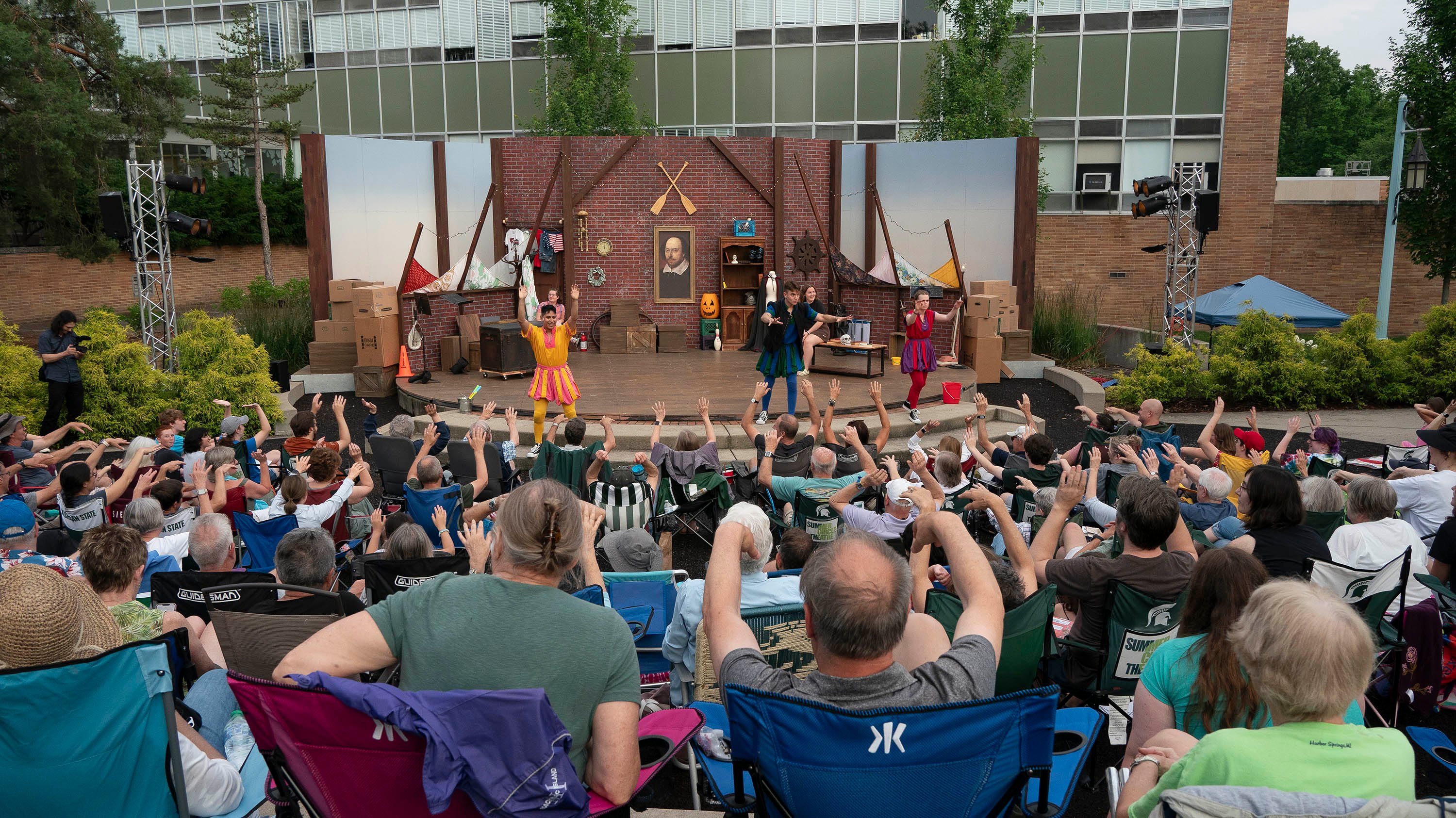 Performance of The Complete Works of William Shakespeare abridged  at Summer Circle Theatre