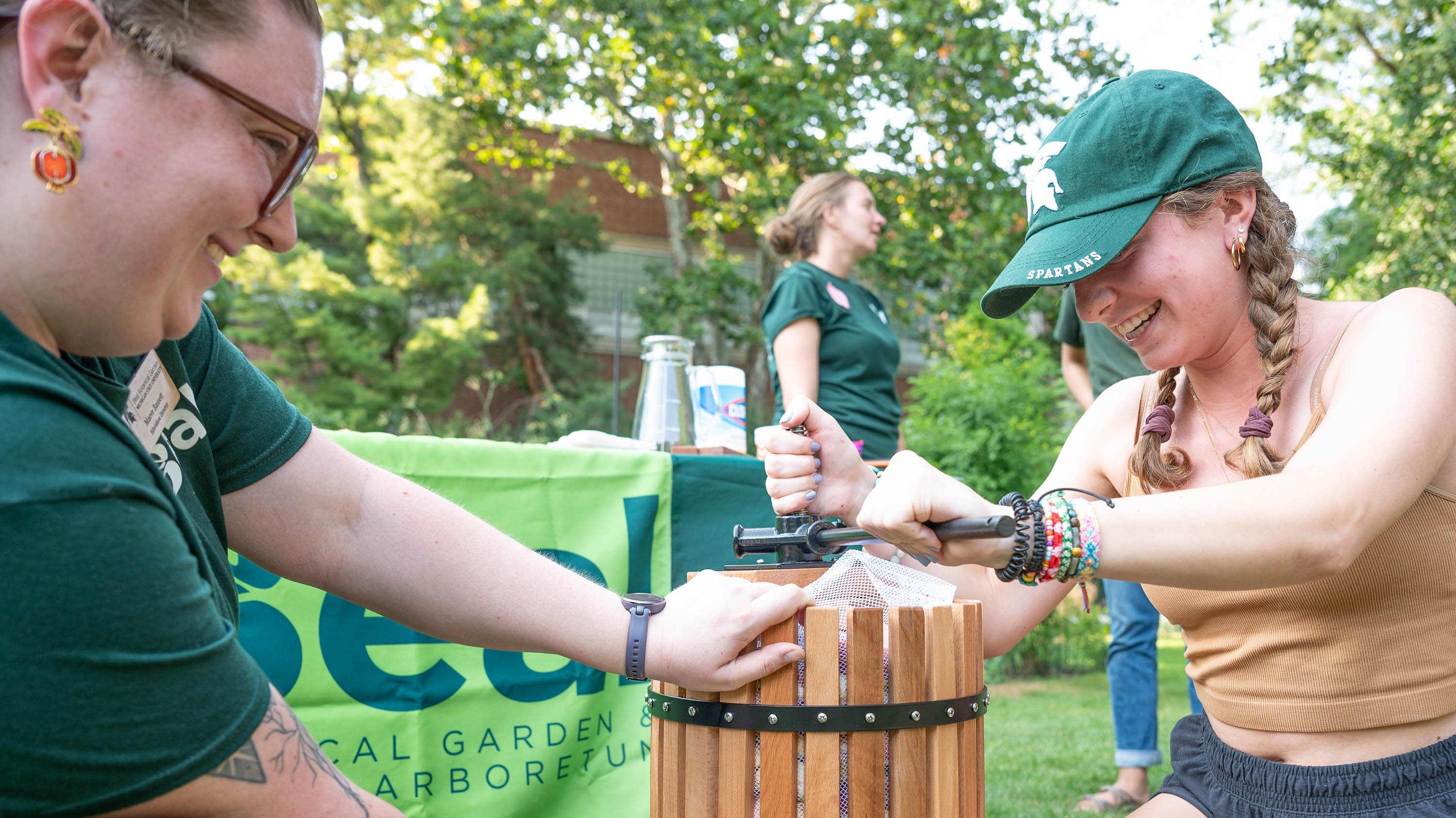 Fruit pressing at BealFest