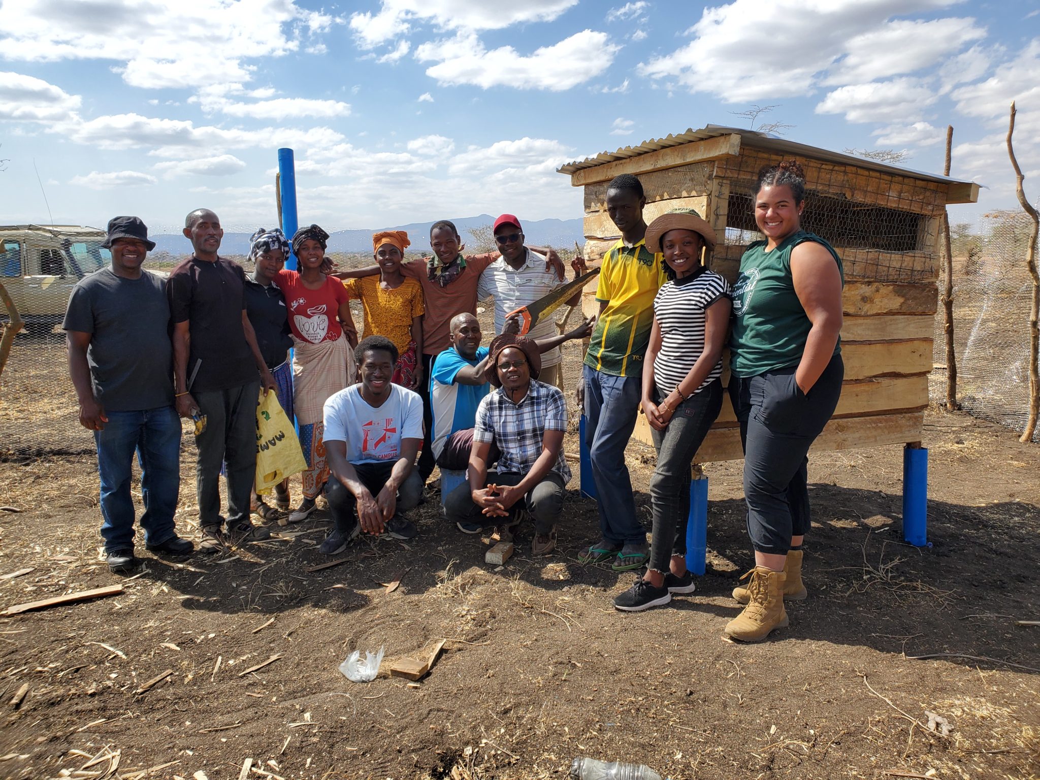 Choti at a 6-week summer education abroad program known as “Sustainable Community Development in Tanzania”.