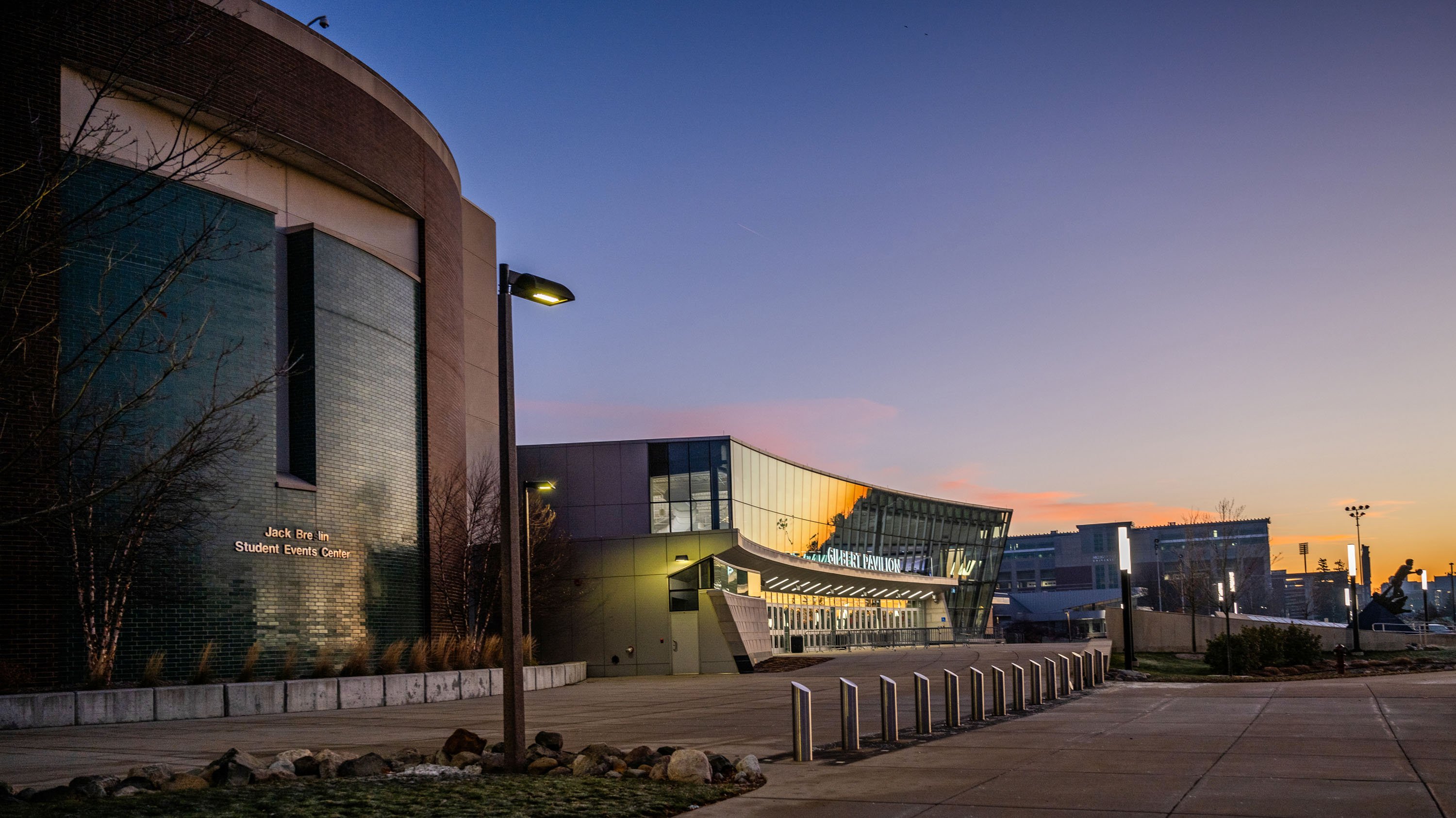 Breslin Center at sunset