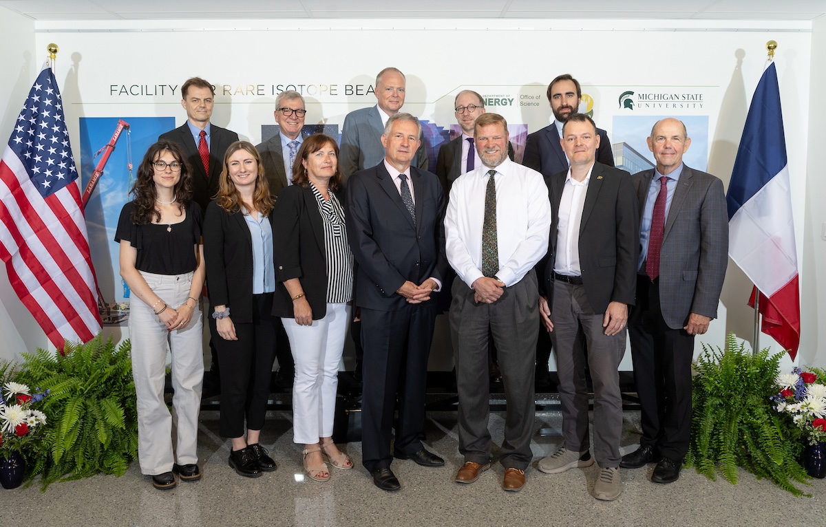 French ambassador visits Facility for Rare Isotope Beams at Michigan ...