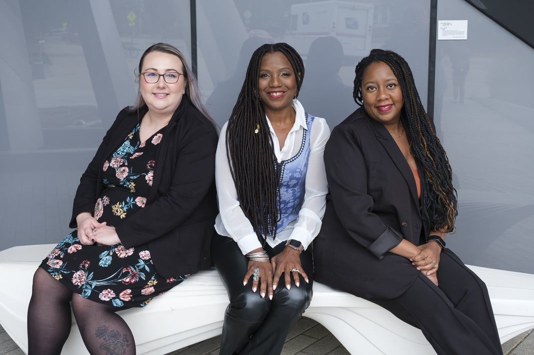 Victoria Pierce, Nwando Achebe and Veda Hawkins