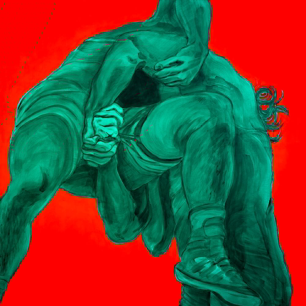 “Grasp” by Gustavo Uriel Ayala, which is part of the 2024 Masters of Fine Arts Exhibition.