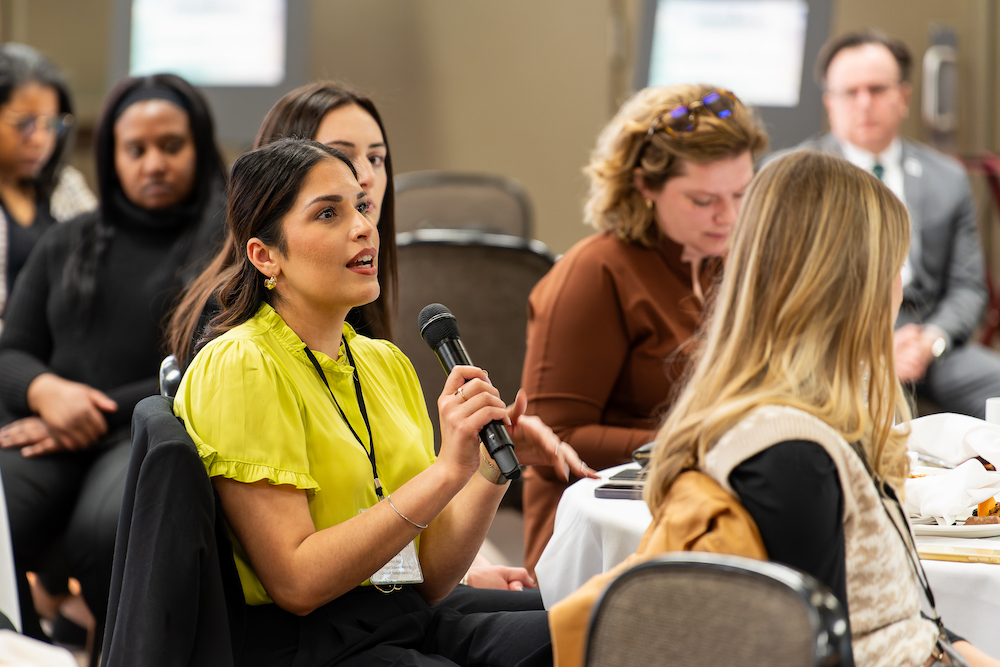 Jasmanpreet Kaur, a fourth-year medical student in the MSU College of Human Medicine. Photo credit Bryan Esler.
