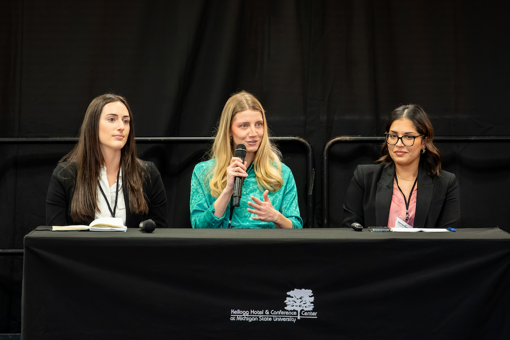 Students in the MSU College of Human Medicine. Photo credit Bryan Esler.