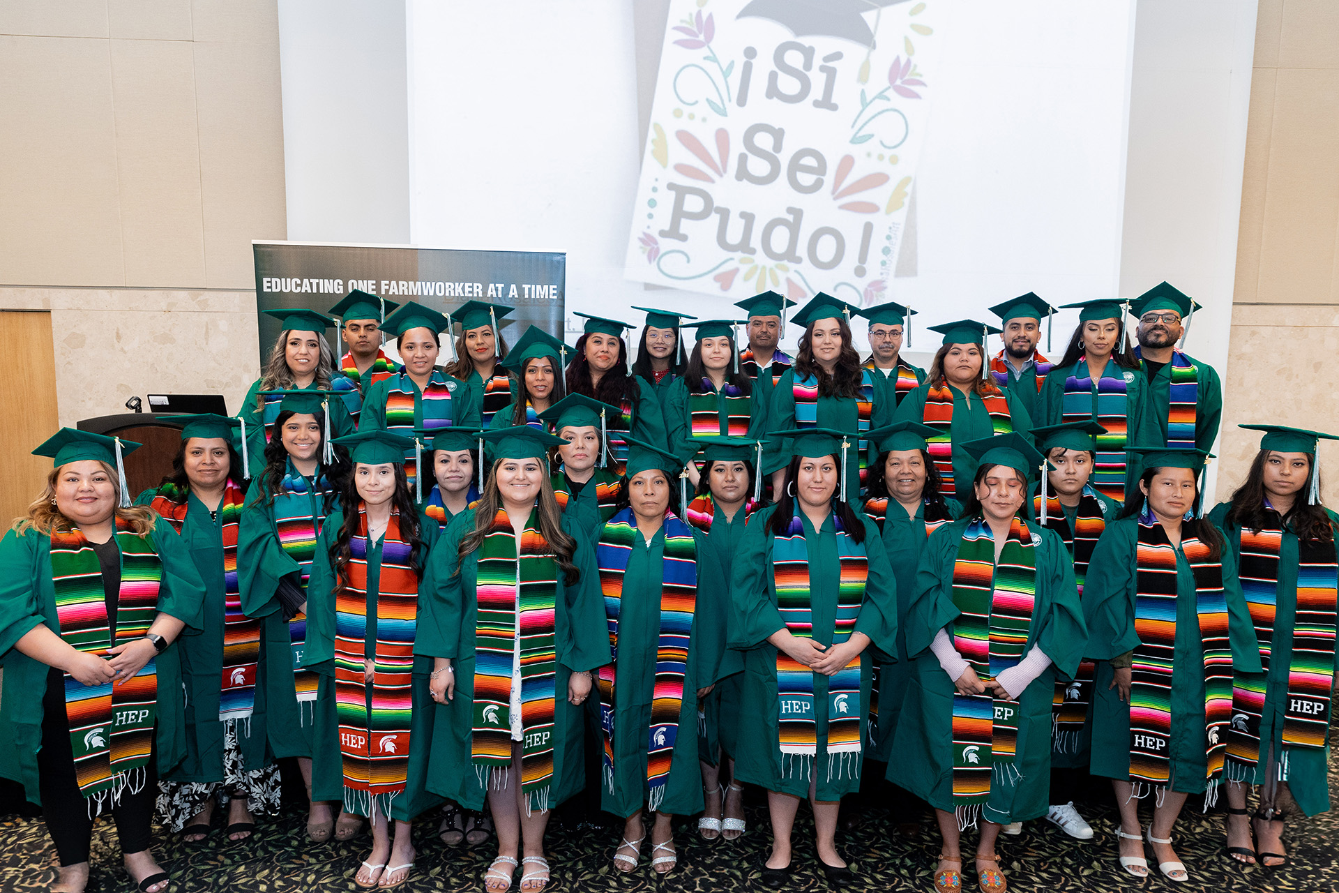 Class of 2024 MSU High School Equivalency Program graduates.