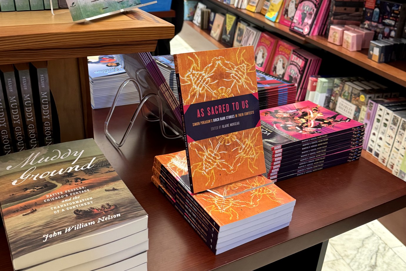 Blaire's book on display