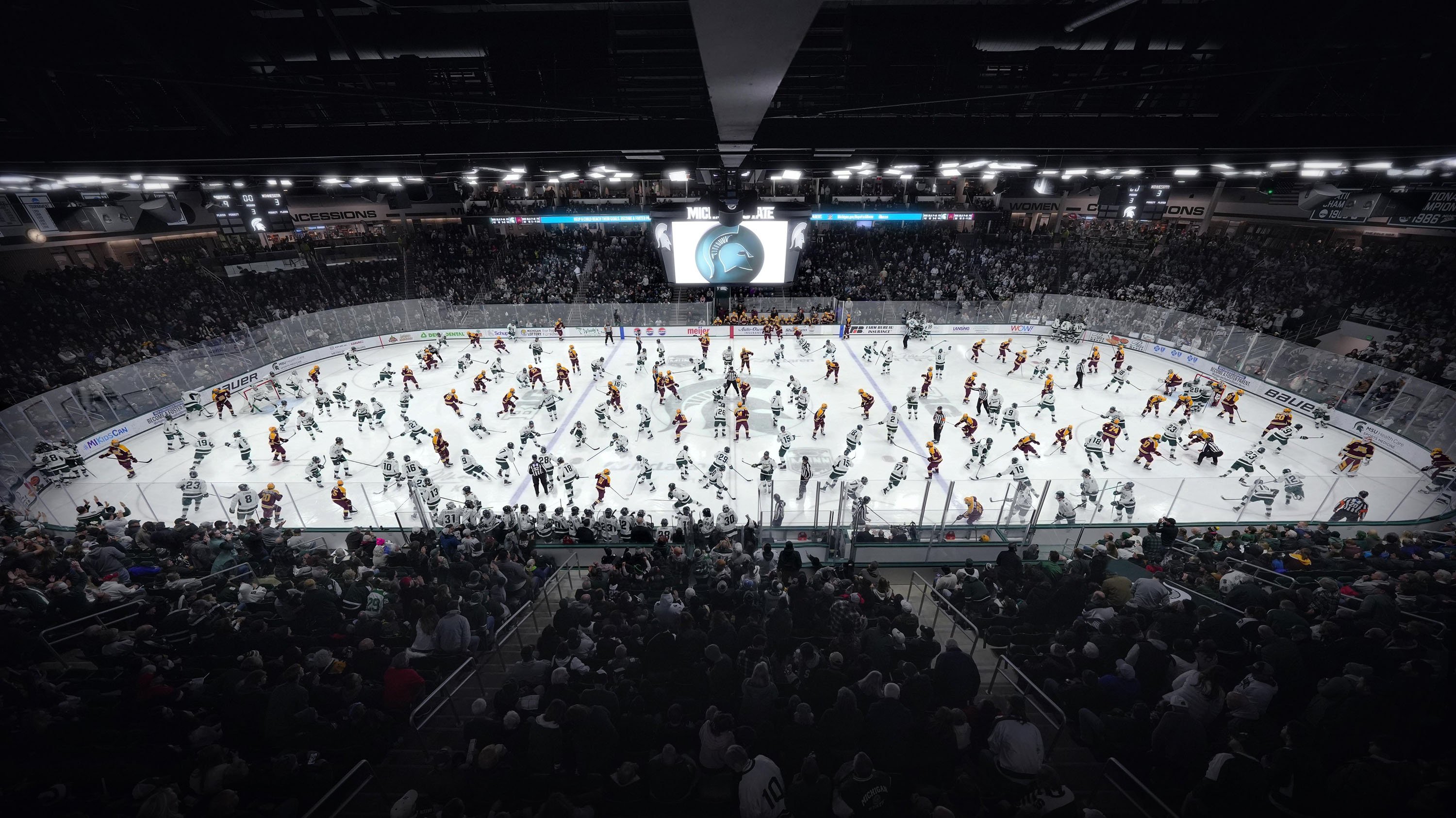 Time lapse of an MSU hockey game