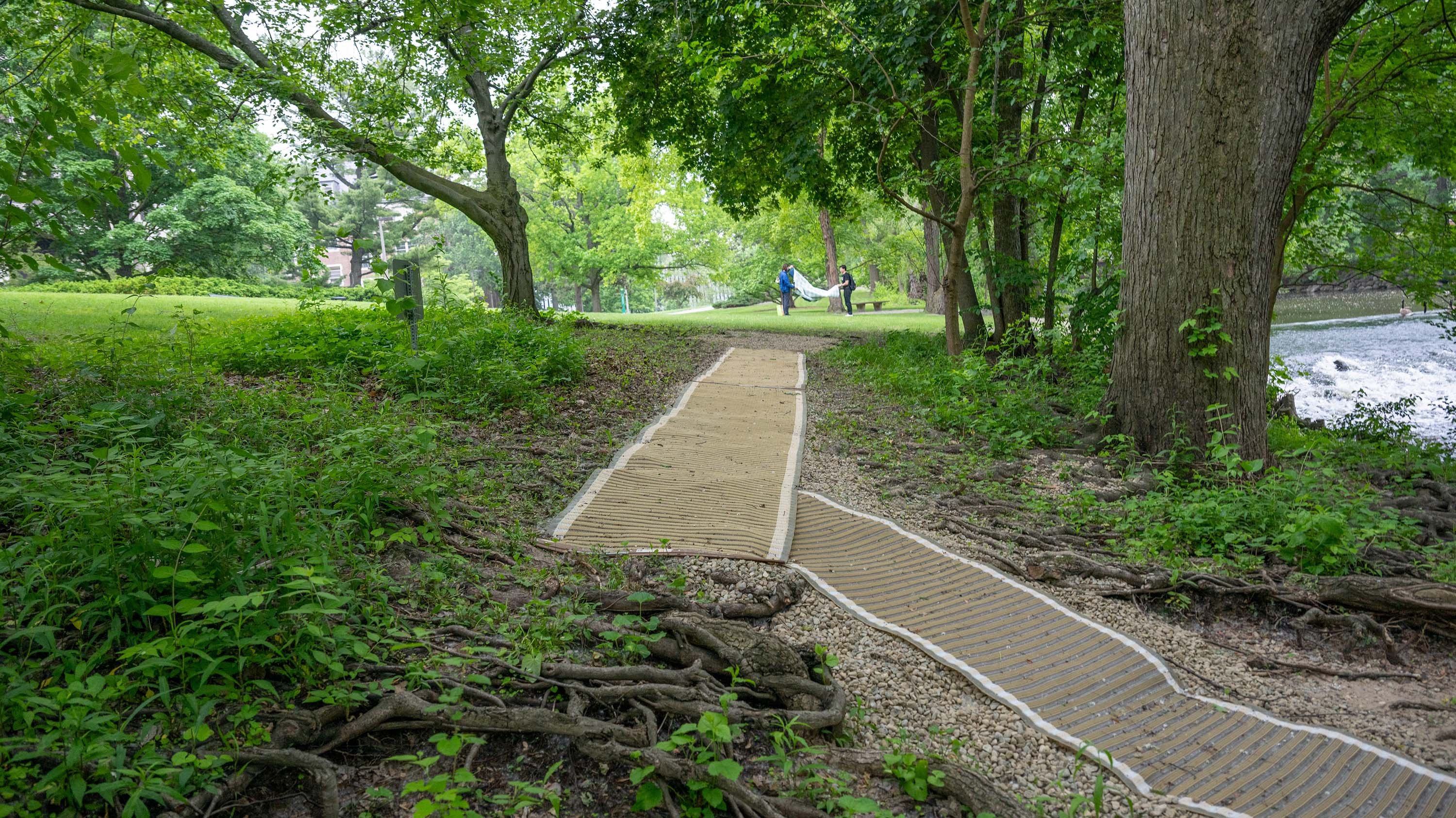 Accessible path by Red Cedar River