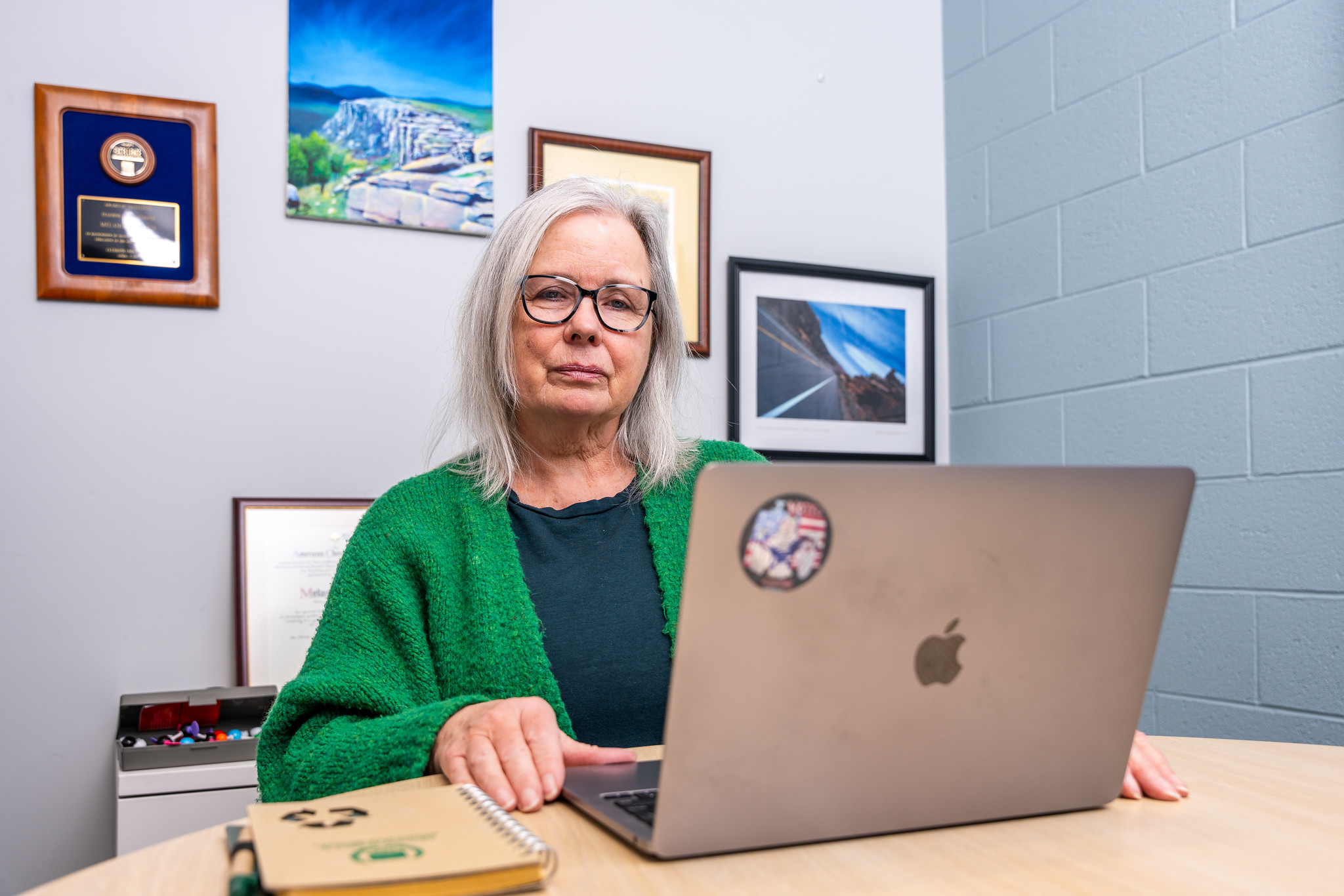 Melanie Cooper, professor of chemistry and Lappan-Phillips Professor of Science Education, is creating a chatbot to offer students feedback on homework and, later, tests. Photo credit: Finn Gomez