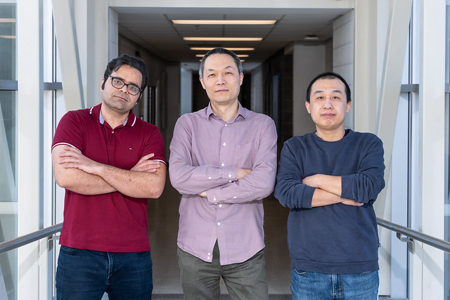 Majid Jafari, Jian Hu, and Dr. Yao Zhang