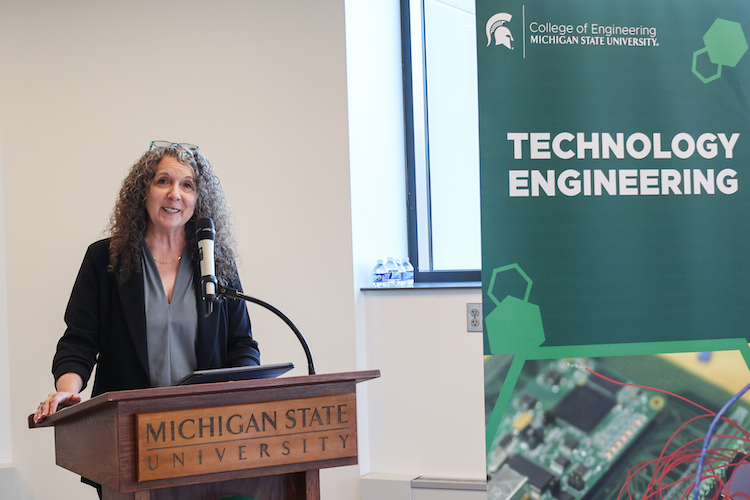 Janet Brelin-Fornari, director of MSU Technology Engineering. Credit Kendra Horvath.