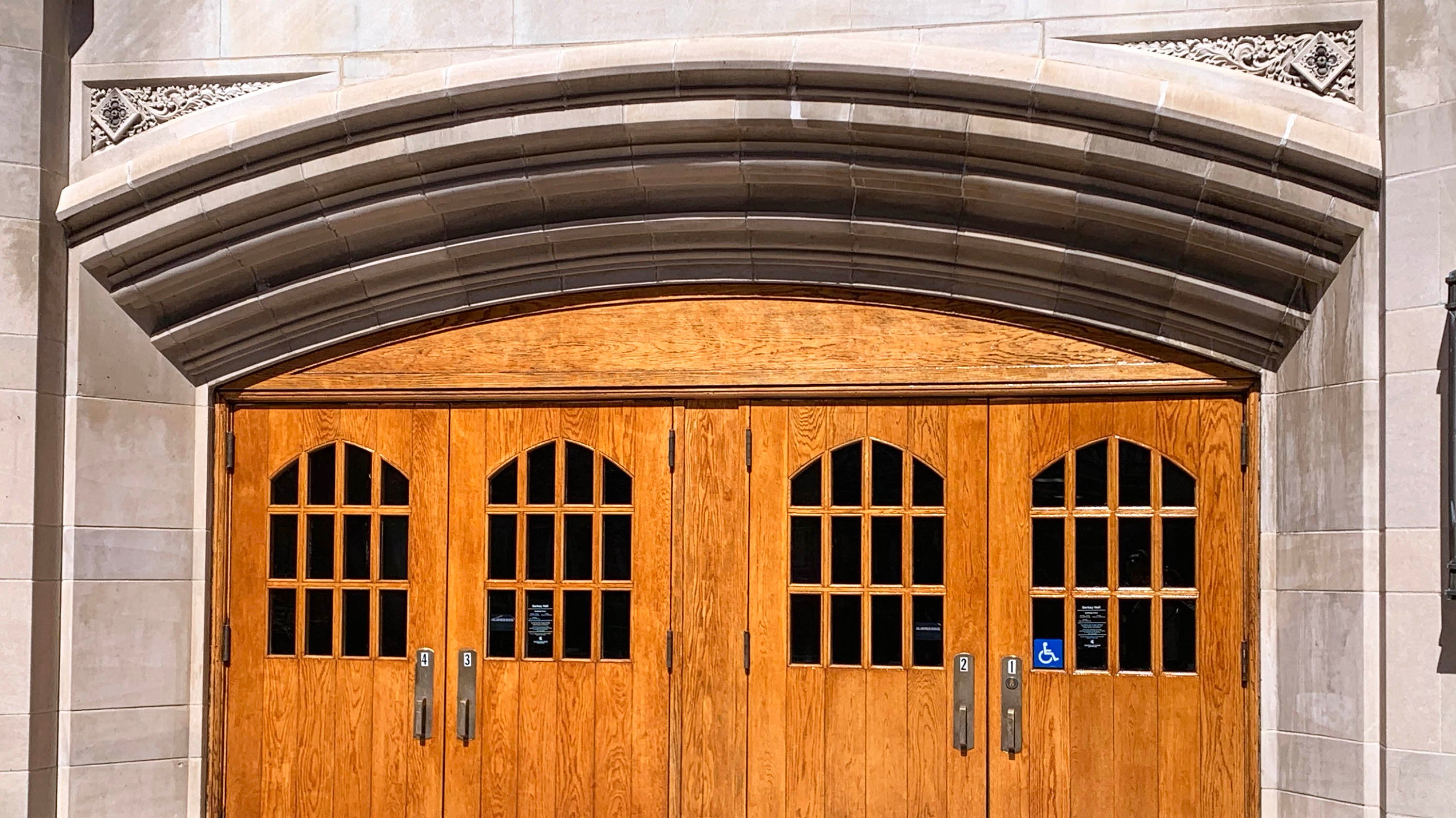 Door to Berkey Hall