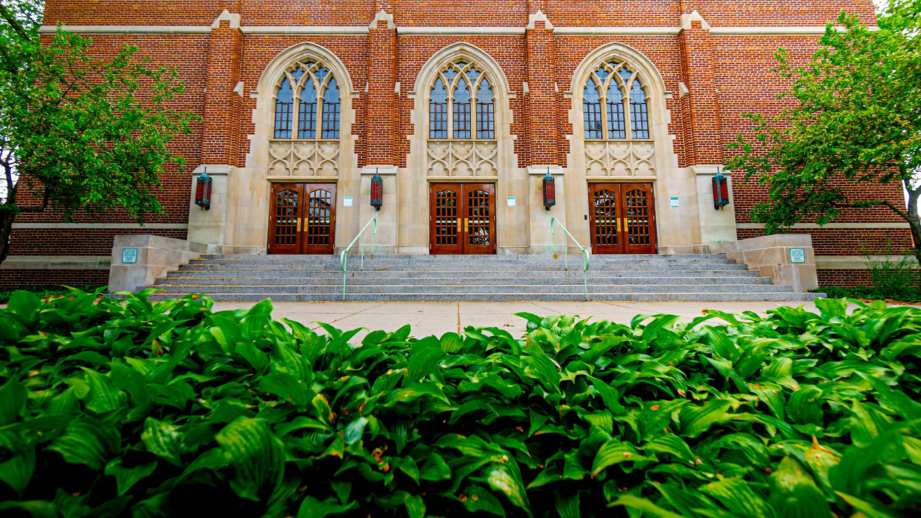Entrance to MSU Fairchild theatre