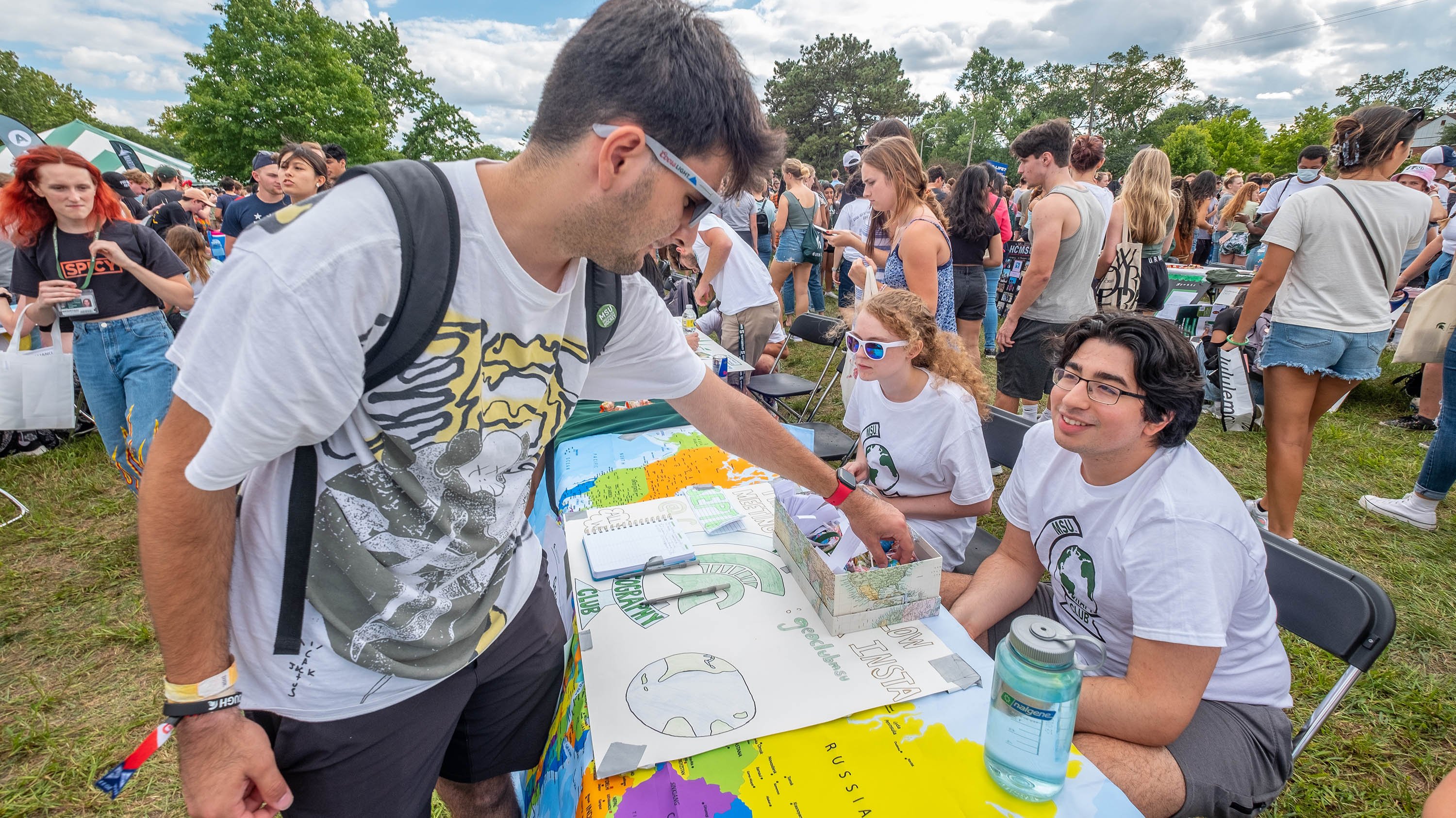 Students at the Fall 2022 Spartan Spectacular