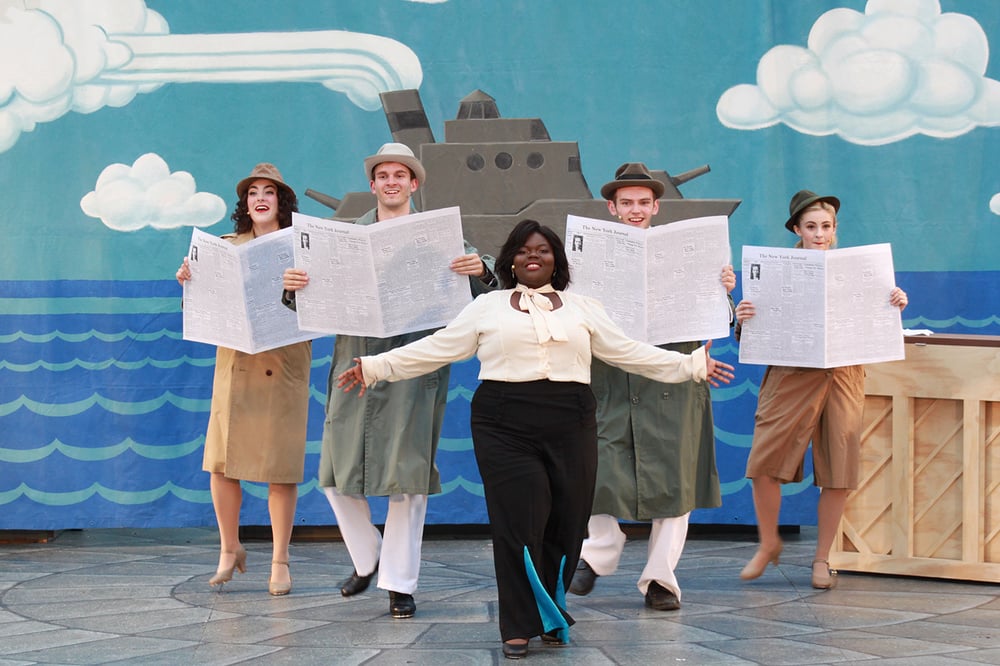 The 2019 Summer Circle Theatre performance of Dames at Sea.