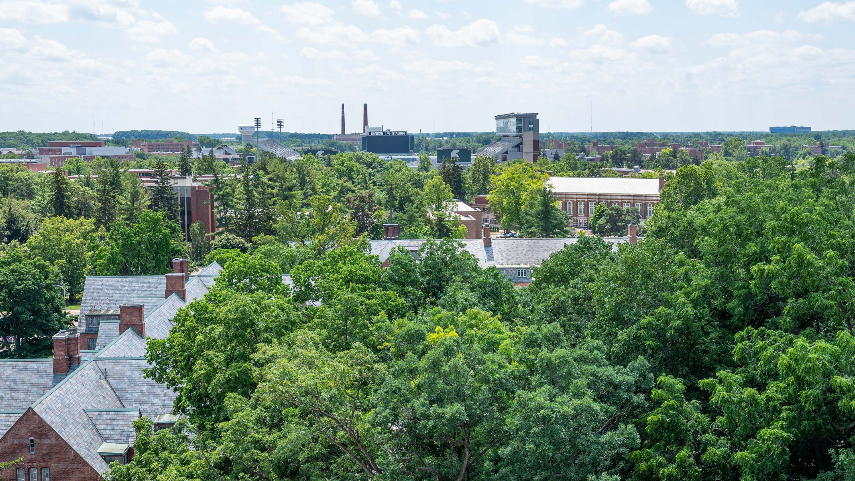 View from Graduate Hotel rooftop