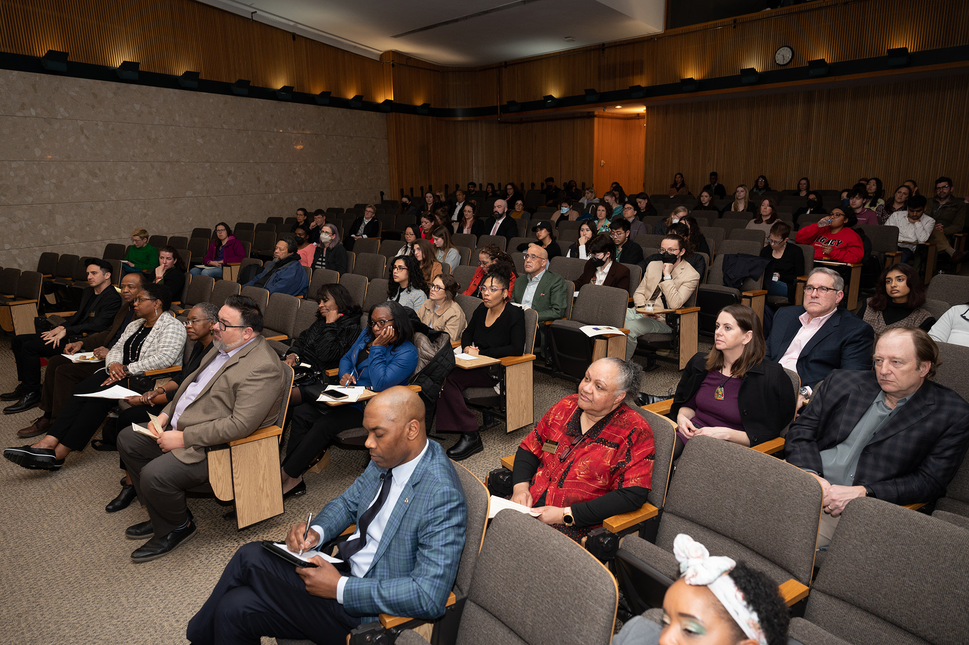 Audience at the IDI speaker series
