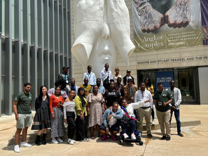 MWF group at museum