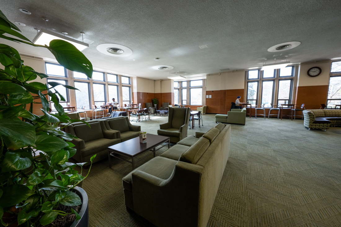 Interior shot of the MSU Union.