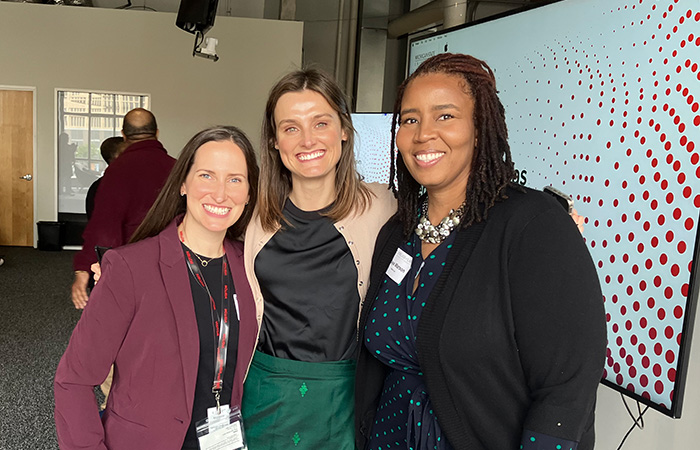 Kristin Wolff, clinical assistant professor of law in the Zell Entrepreneurship Clinic at the University of Michigan; Anne Choike, associate clinical professor of law and director of MSU Law’s Equitable Entrepreneurship & Innovation Law Clinic; Maya Watson, assistant clinical professor and director of the Business and Community Law Clinic at Wayne State University