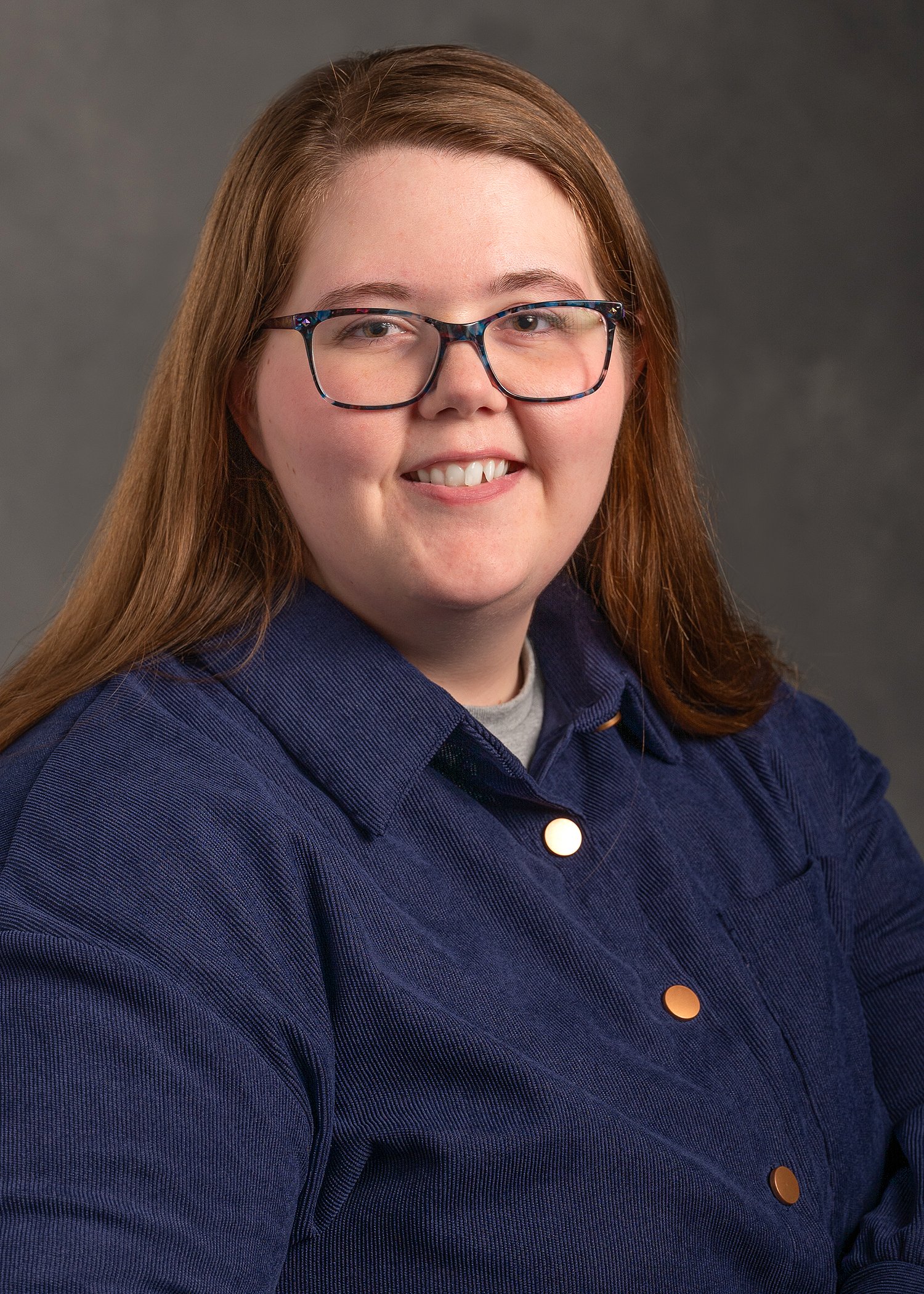 Ashley Shafer studio portrait.